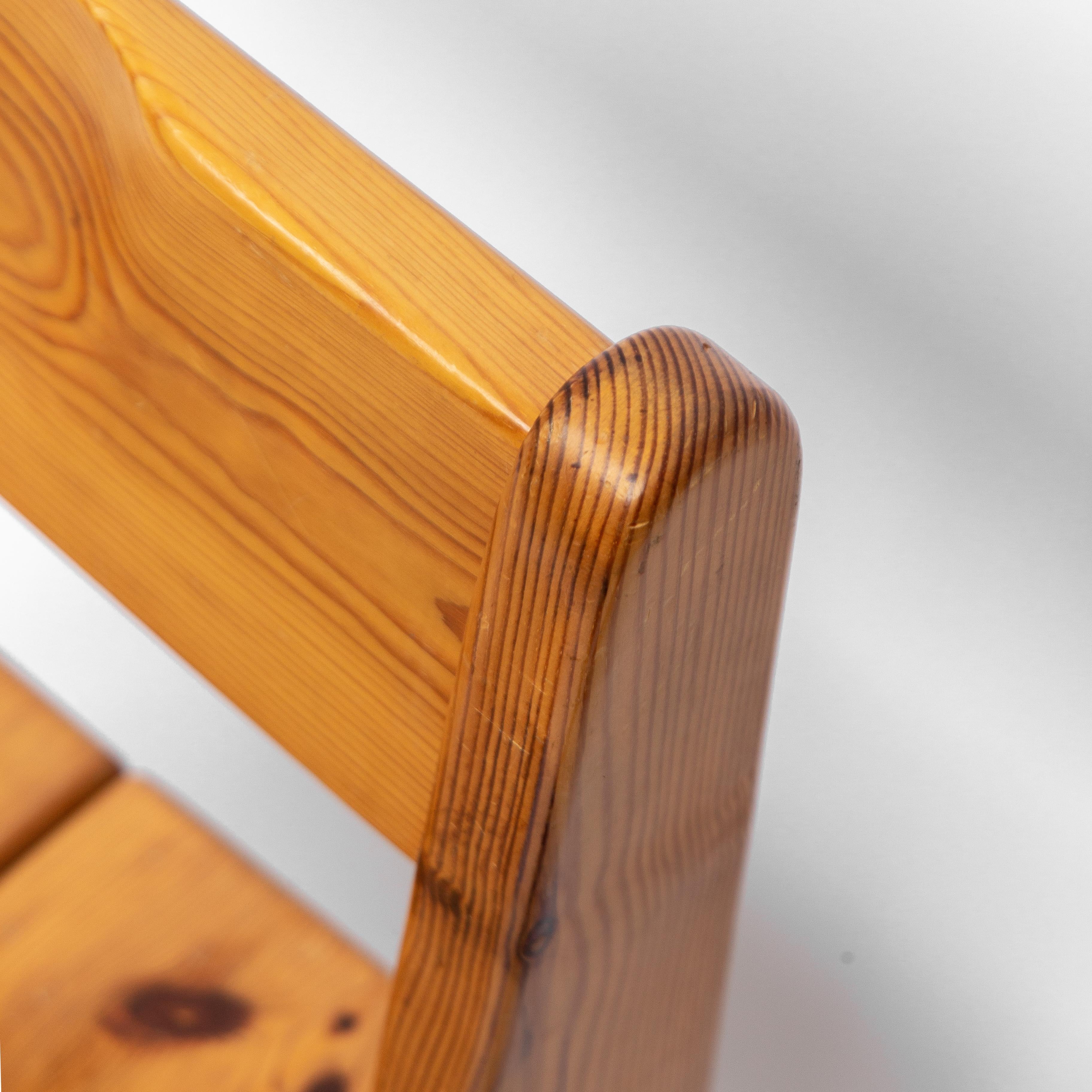 Chaises de salle à manger en pin par Ate Van Apeldoorn, 1970 en vente 3