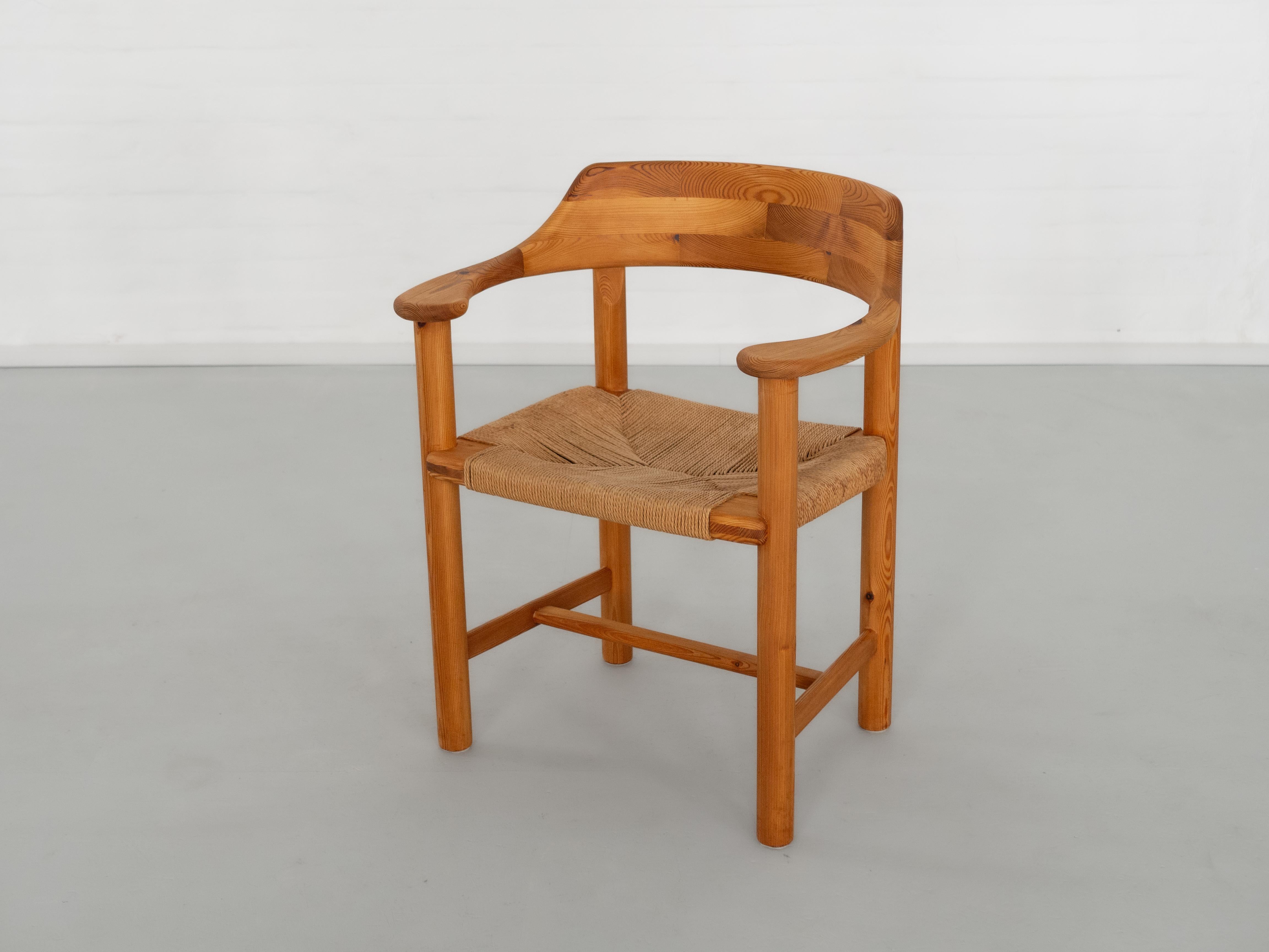 Pine Dining Chairs by Rainer Daumiller for Hirtshals Savvaerk For Sale 1