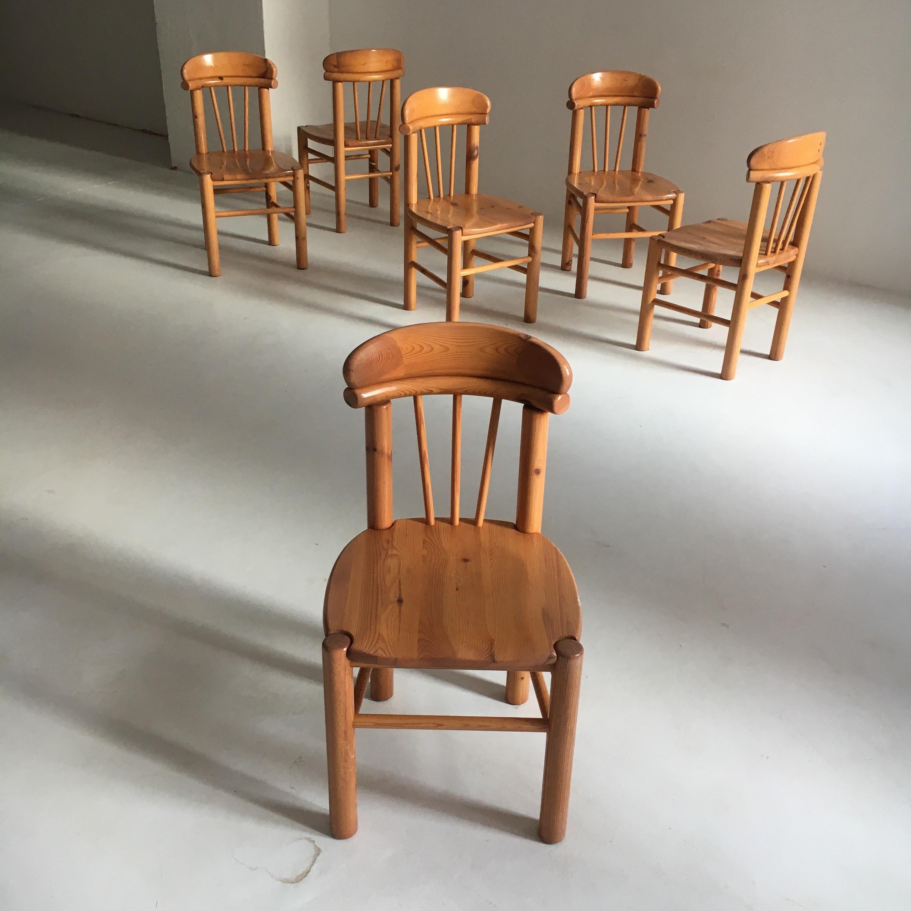 pine chairs dining