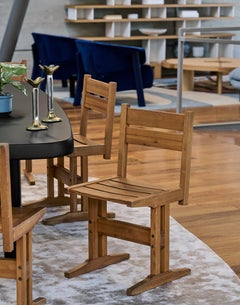 Esszimmerstühle aus Kiefernholz, 6er-Set, Mid-Century Modern