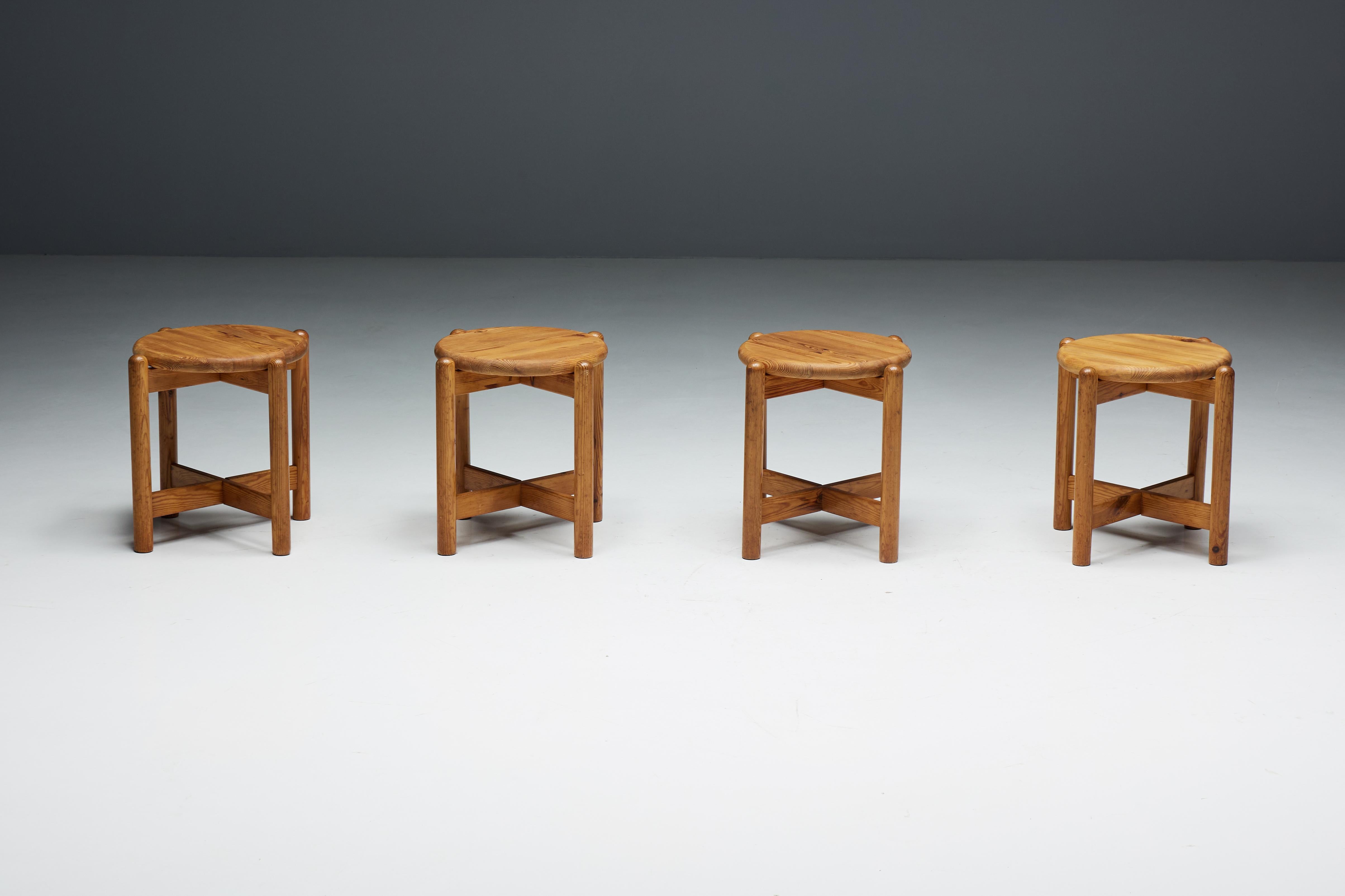 Pine Dining Set by Rainer Daumiller, Denmark, 1970s For Sale 9