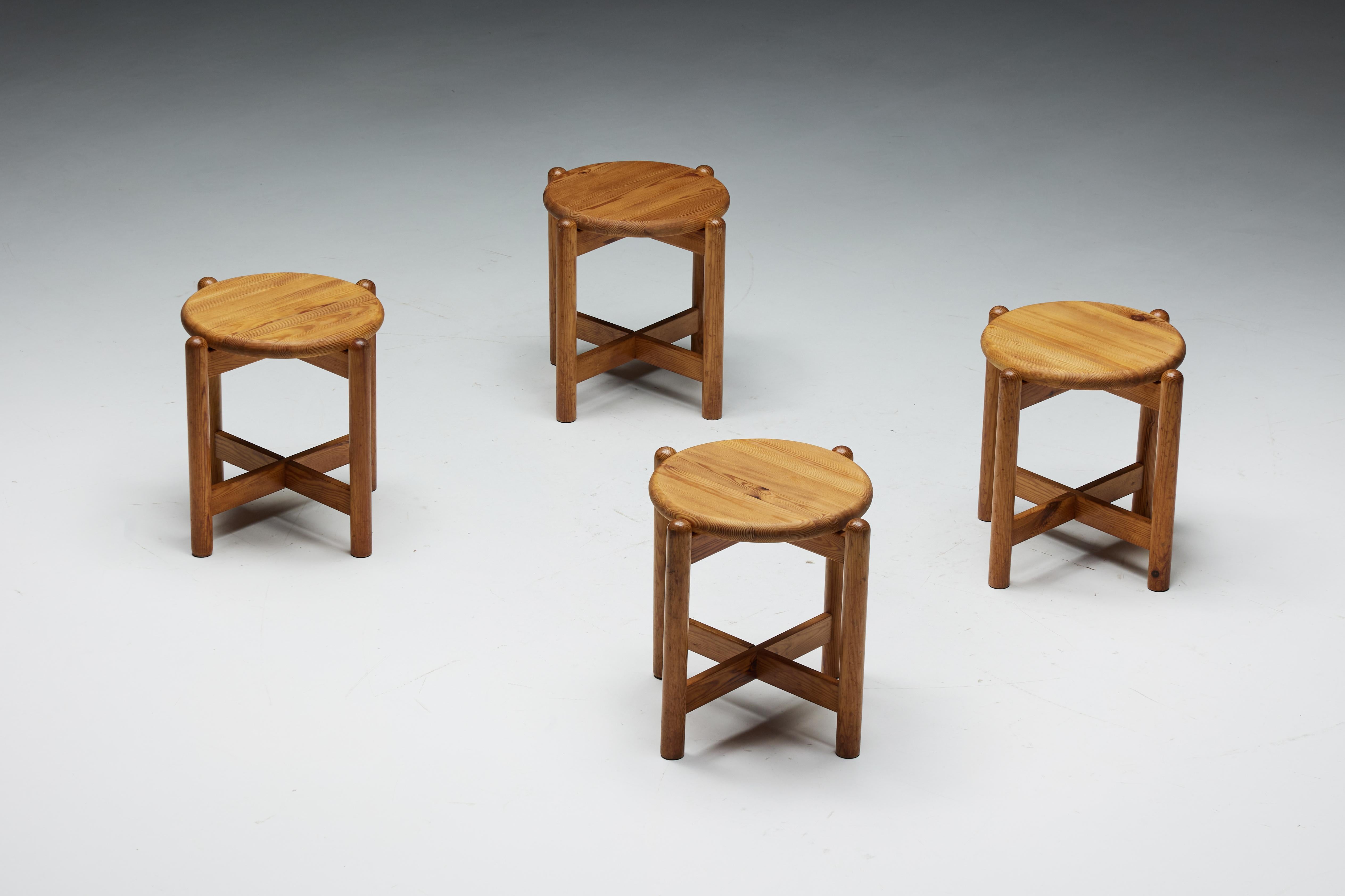 Pine Dining Set by Rainer Daumiller, Denmark, 1970s For Sale 10