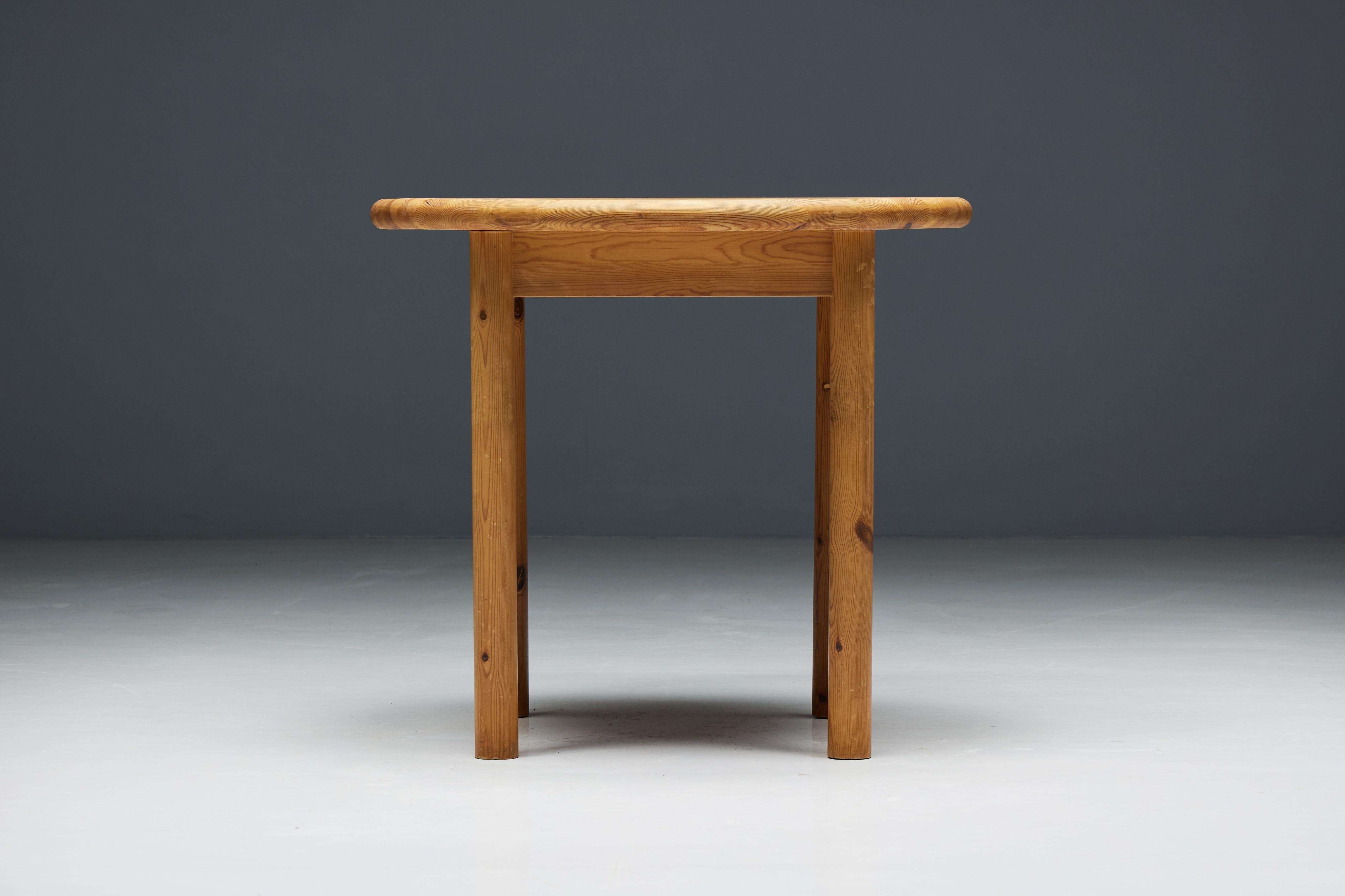 Pine Dining Set by Rainer Daumiller, Denmark, 1970s For Sale 2