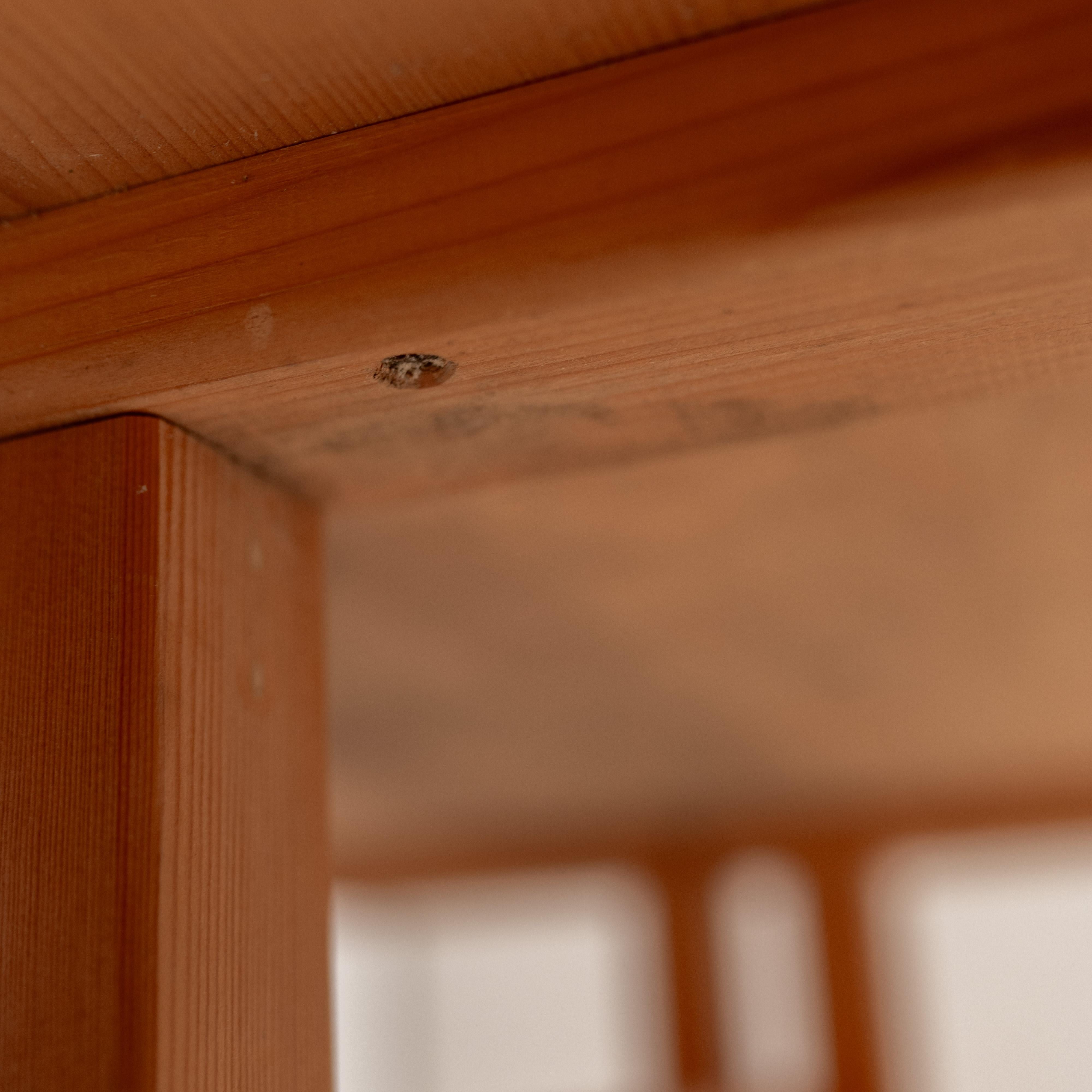 20th Century Pine Dining Table by Charlotte Perriand, Les Arcs, France