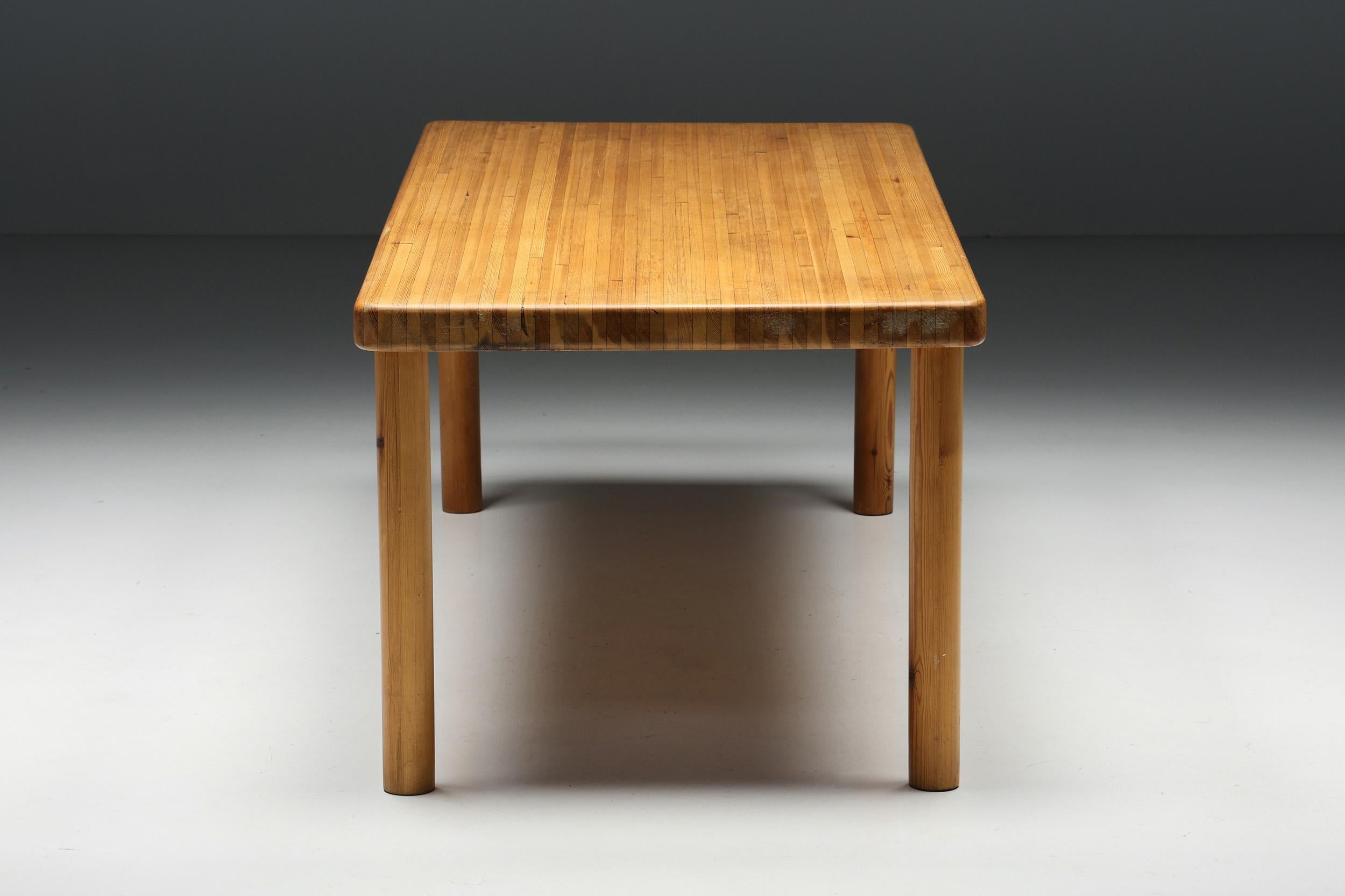 Late 20th Century Pine Dining Table by Rainer Daumiller for Hirtshals Savværk, 1970s