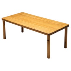 Used Pine Dining Table by Rainer Daumiller for Hirtshals Savværk, 1970s