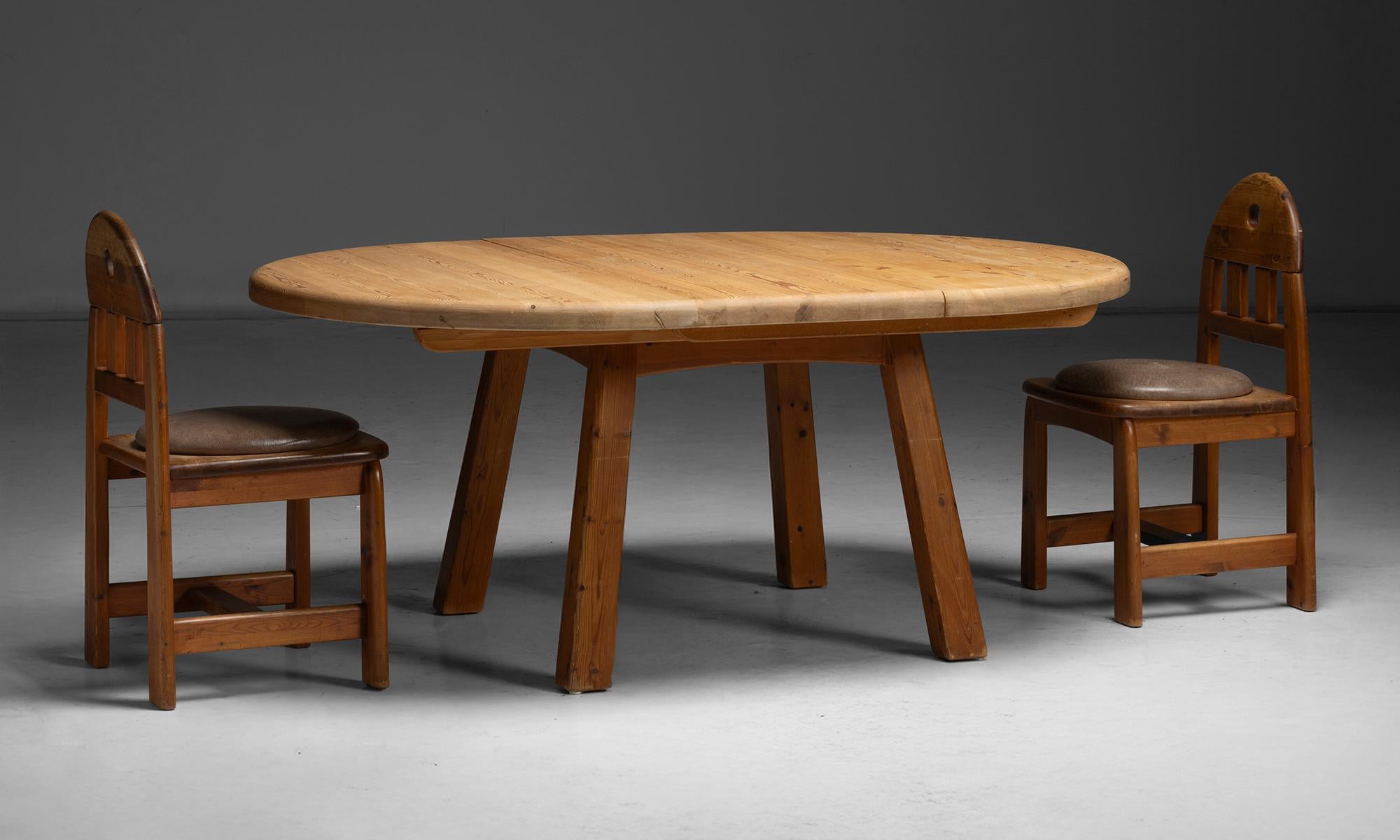 Pine Dining Table by Wasa Mobel, Germany circa 1990 For Sale 3