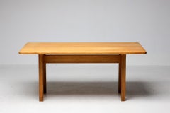 Table de salle à manger en pin par Yngve Ekström pour Swedese, Suède, années 1960