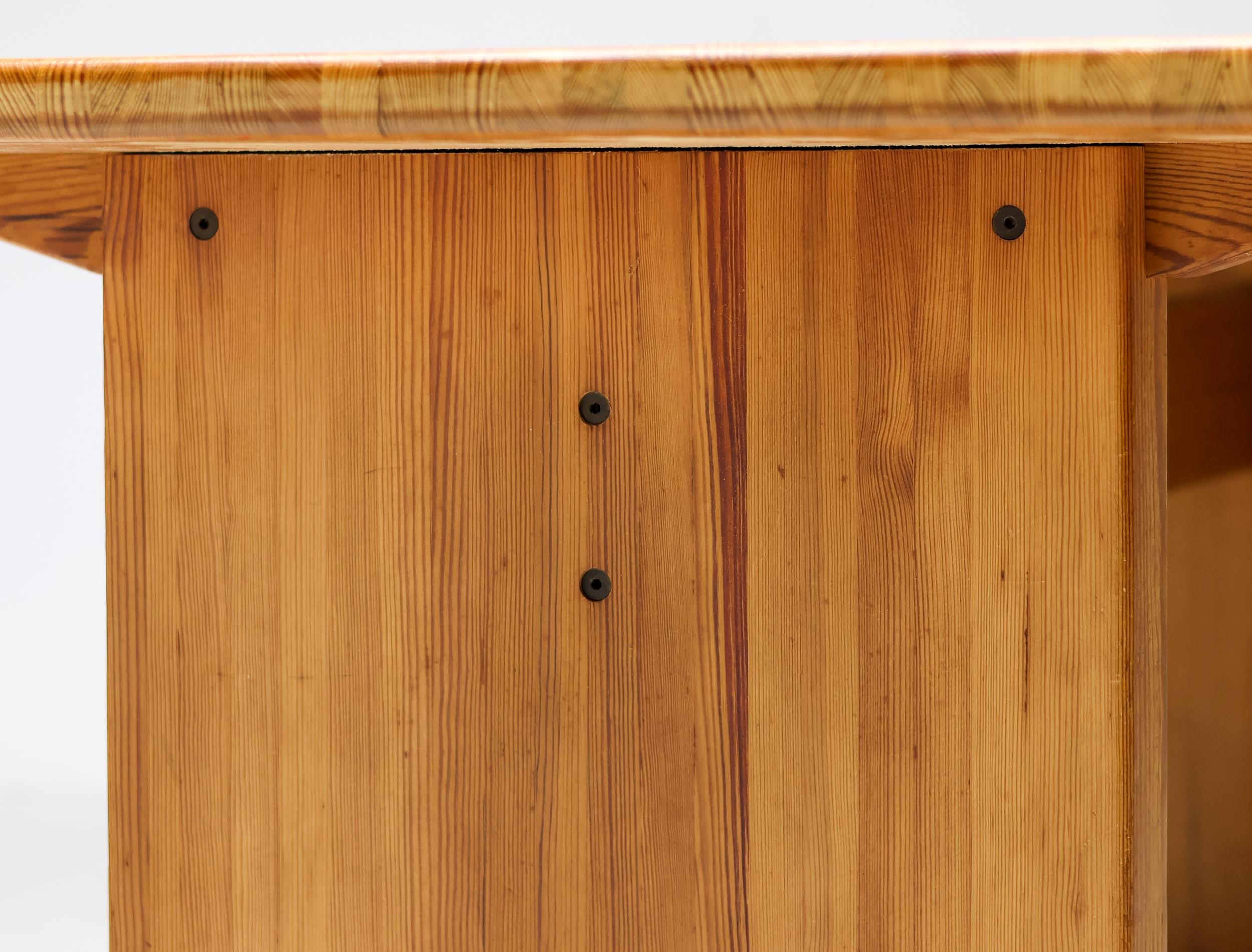 Pine Dining Table by Yngve Ekström for Swedese, Sweden, 1960s en vente 2