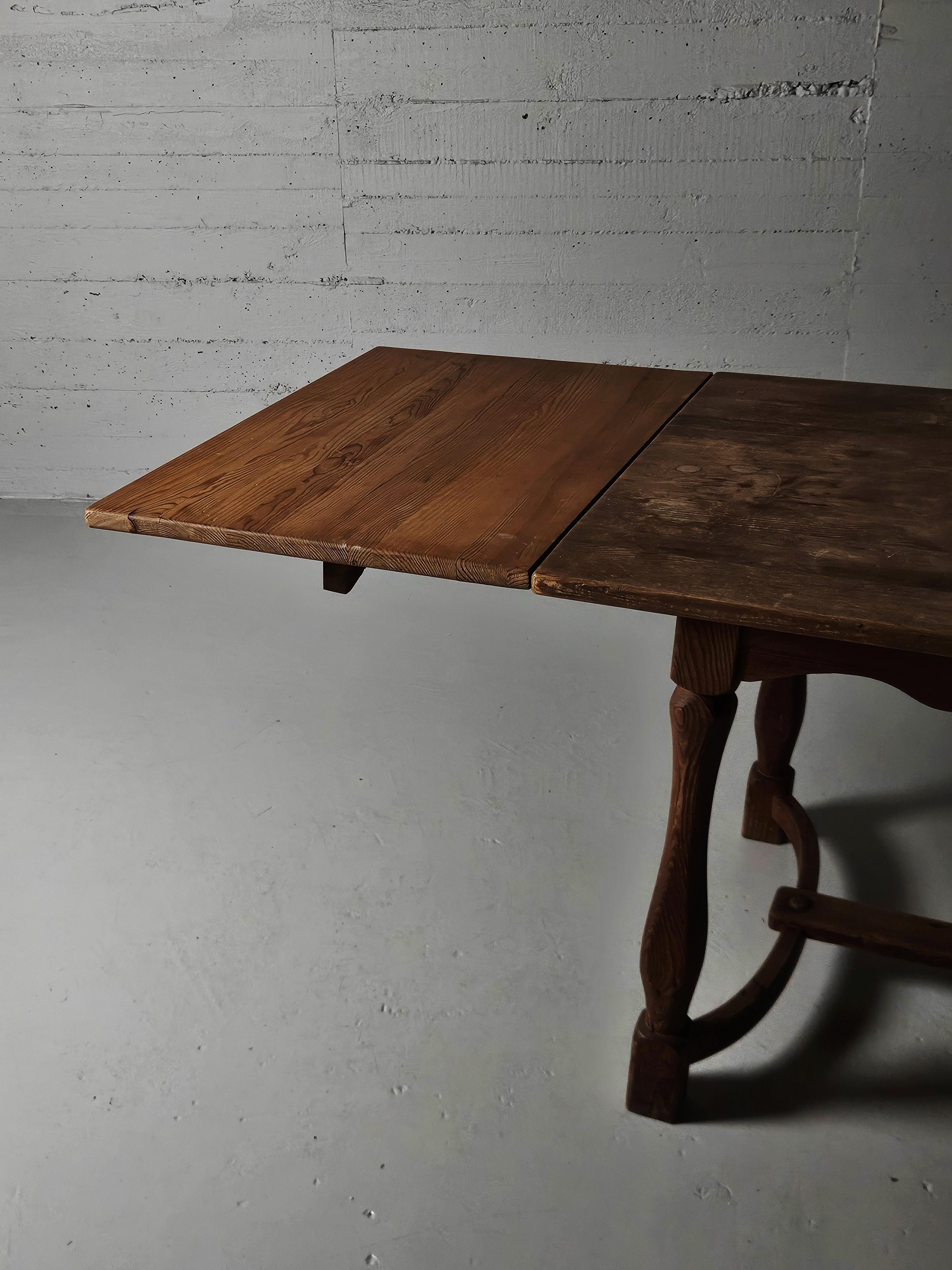 Table de salle à manger Hytte par Nordiska Kompaniet, Suède, années 1940 en vente 3