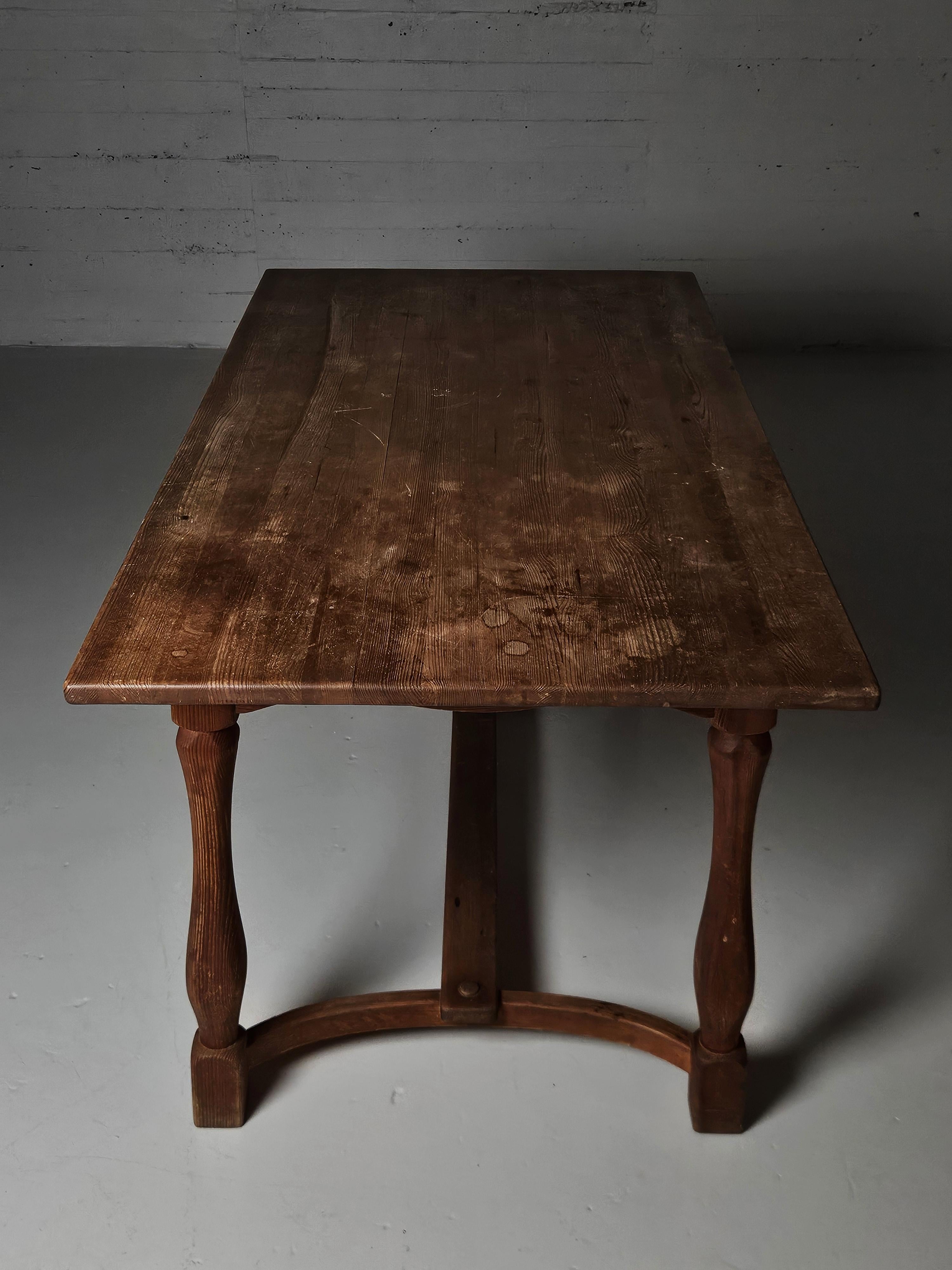 Table de salle à manger Hytte par Nordiska Kompaniet, Suède, années 1940 en vente 5