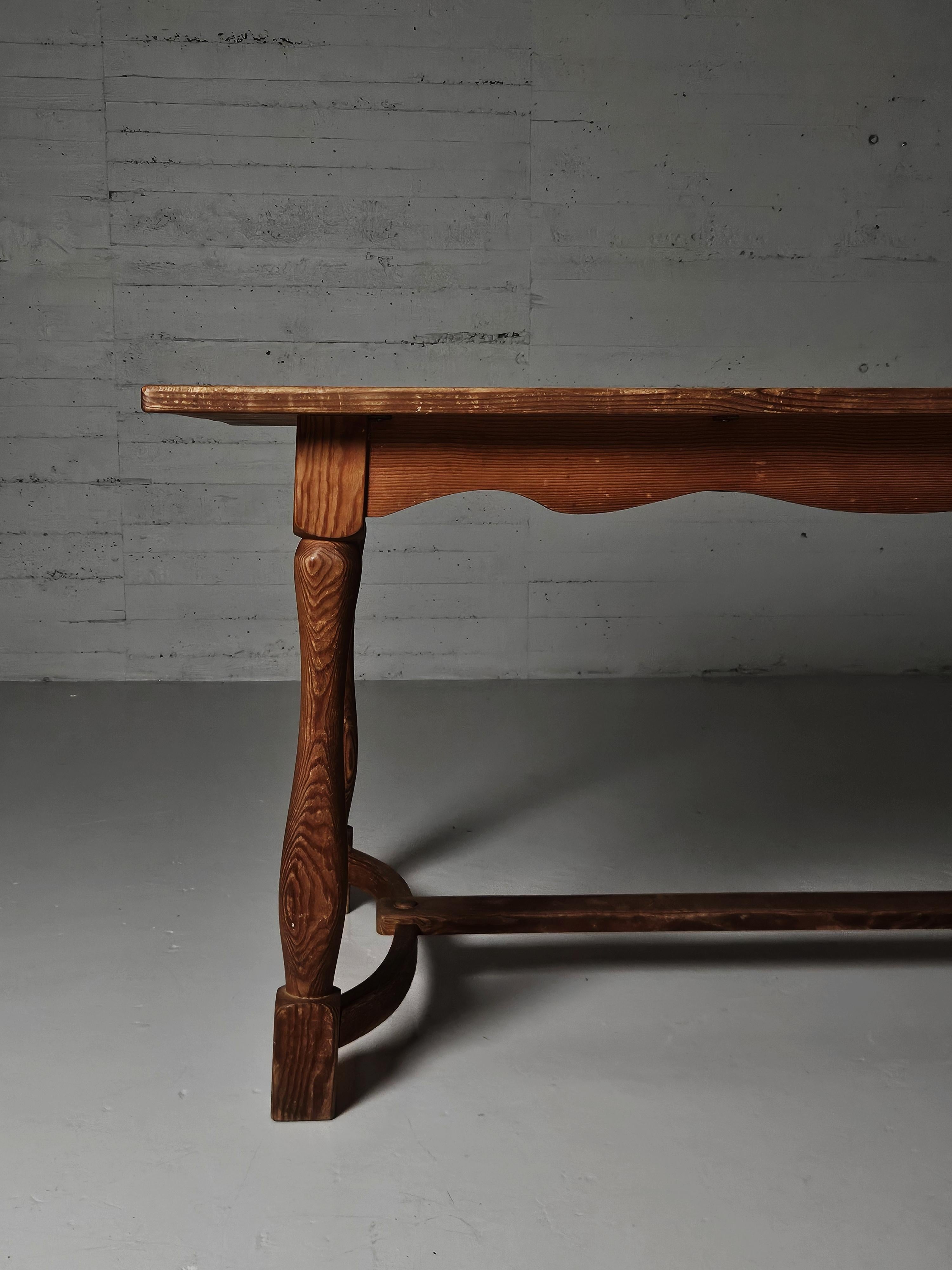 Table de salle à manger Hytte par Nordiska Kompaniet, Suède, années 1940 en vente 6