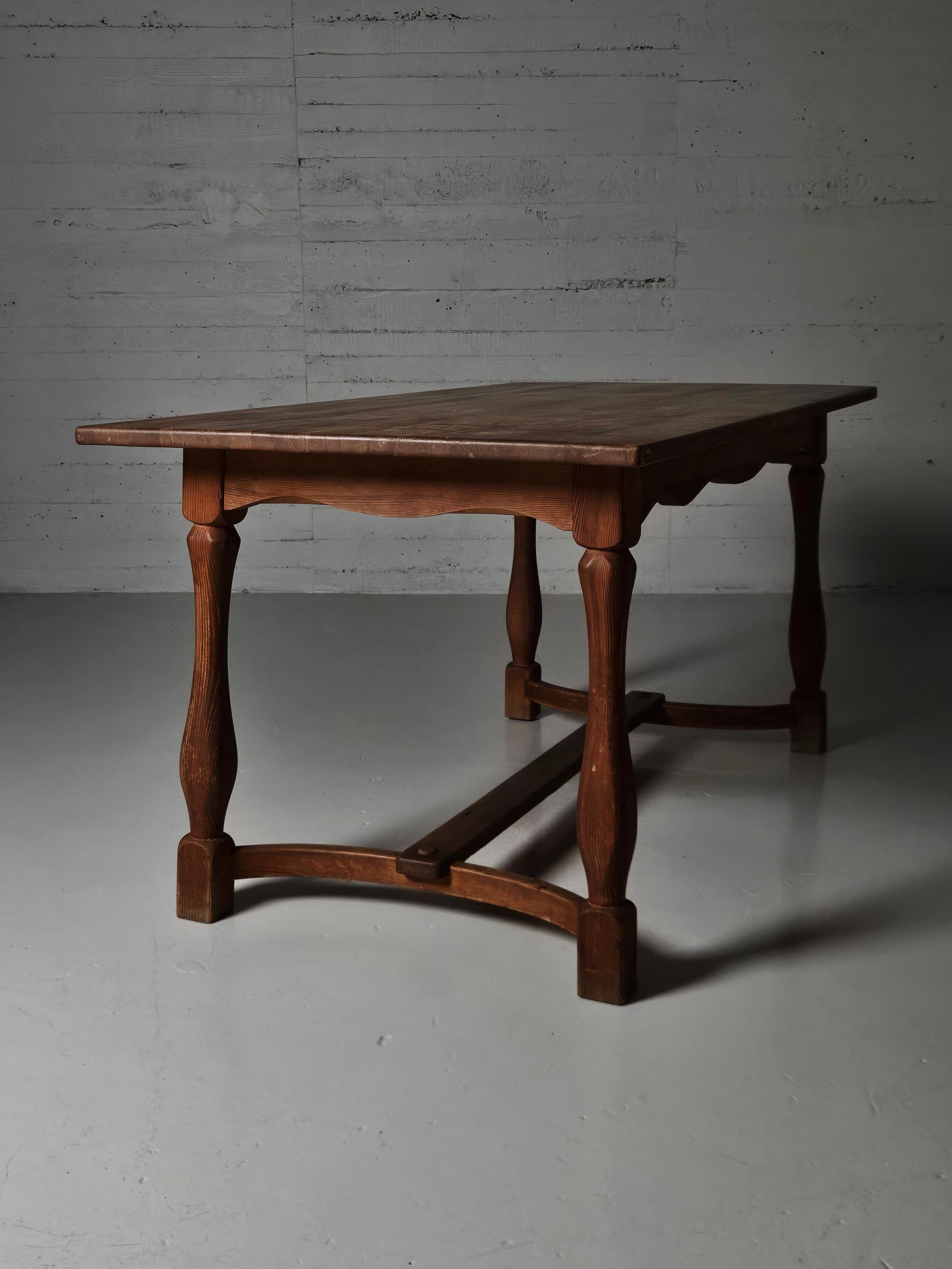 Table de salle à manger Hytte par Nordiska Kompaniet, Suède, années 1940 en vente 1
