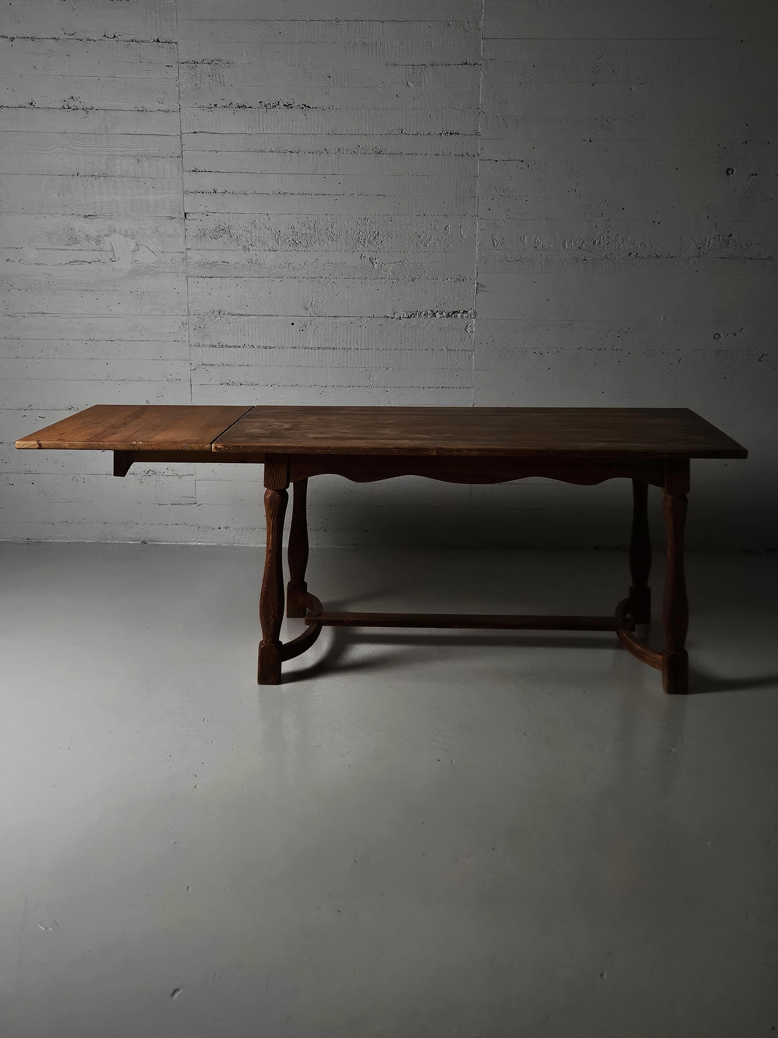 Table de salle à manger Hytte par Nordiska Kompaniet, Suède, années 1940 en vente 2