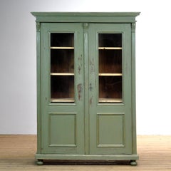 Pine Display Cabinet, 1920's