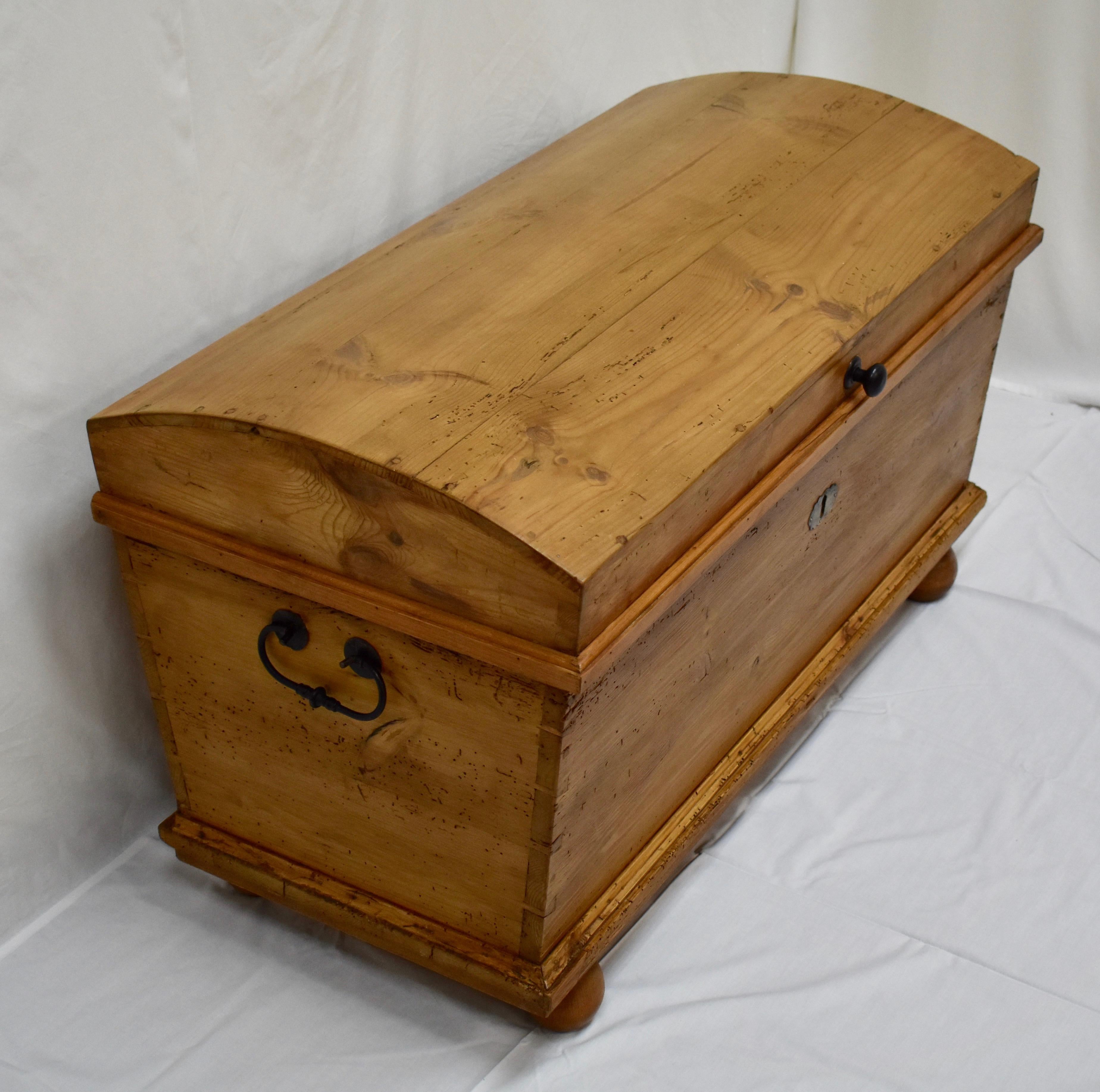 Dutch Pine Dome-Top Trunk or Blanket Chest
