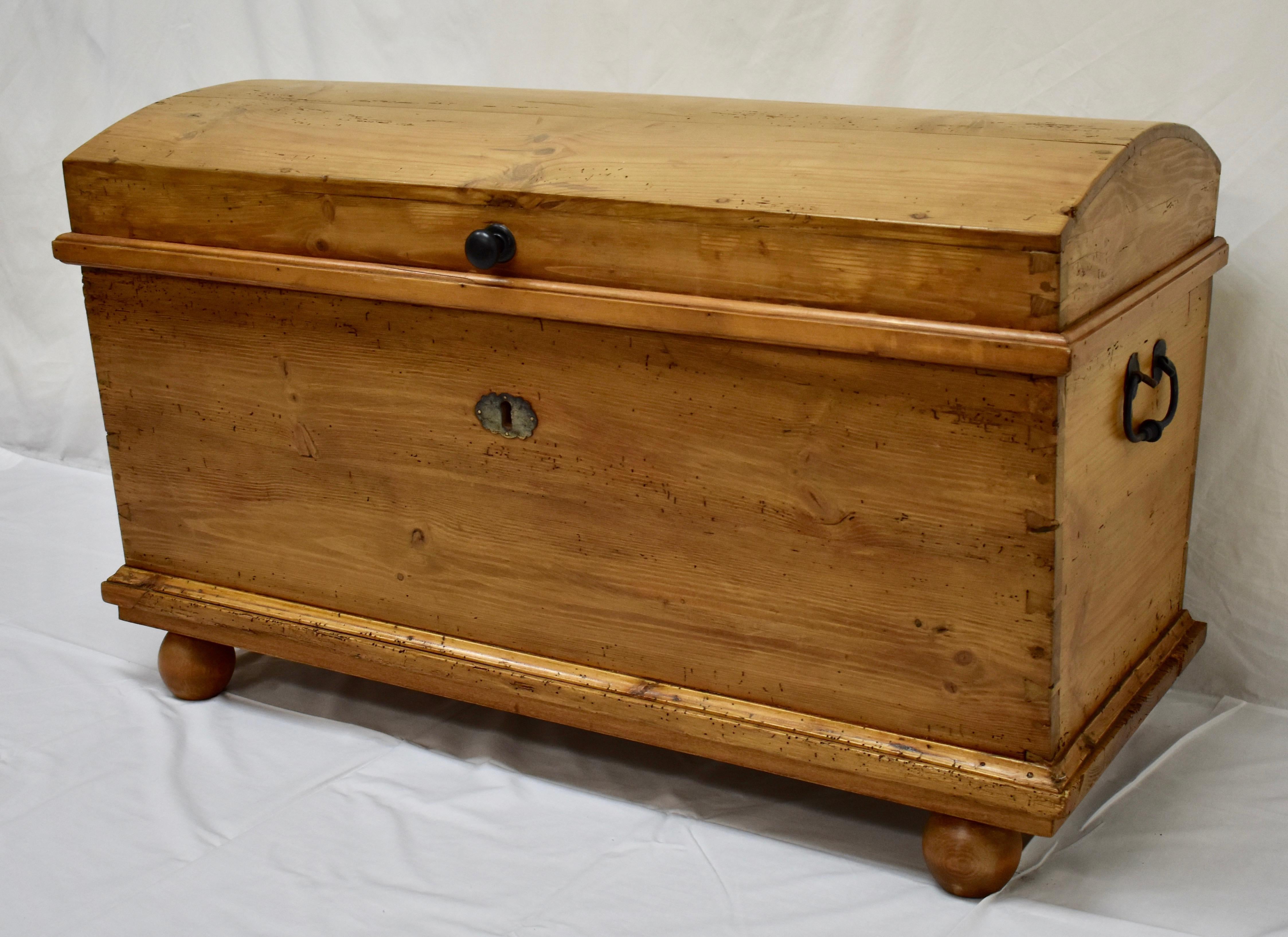 Pine Dome-Top Trunk or Blanket Chest 1