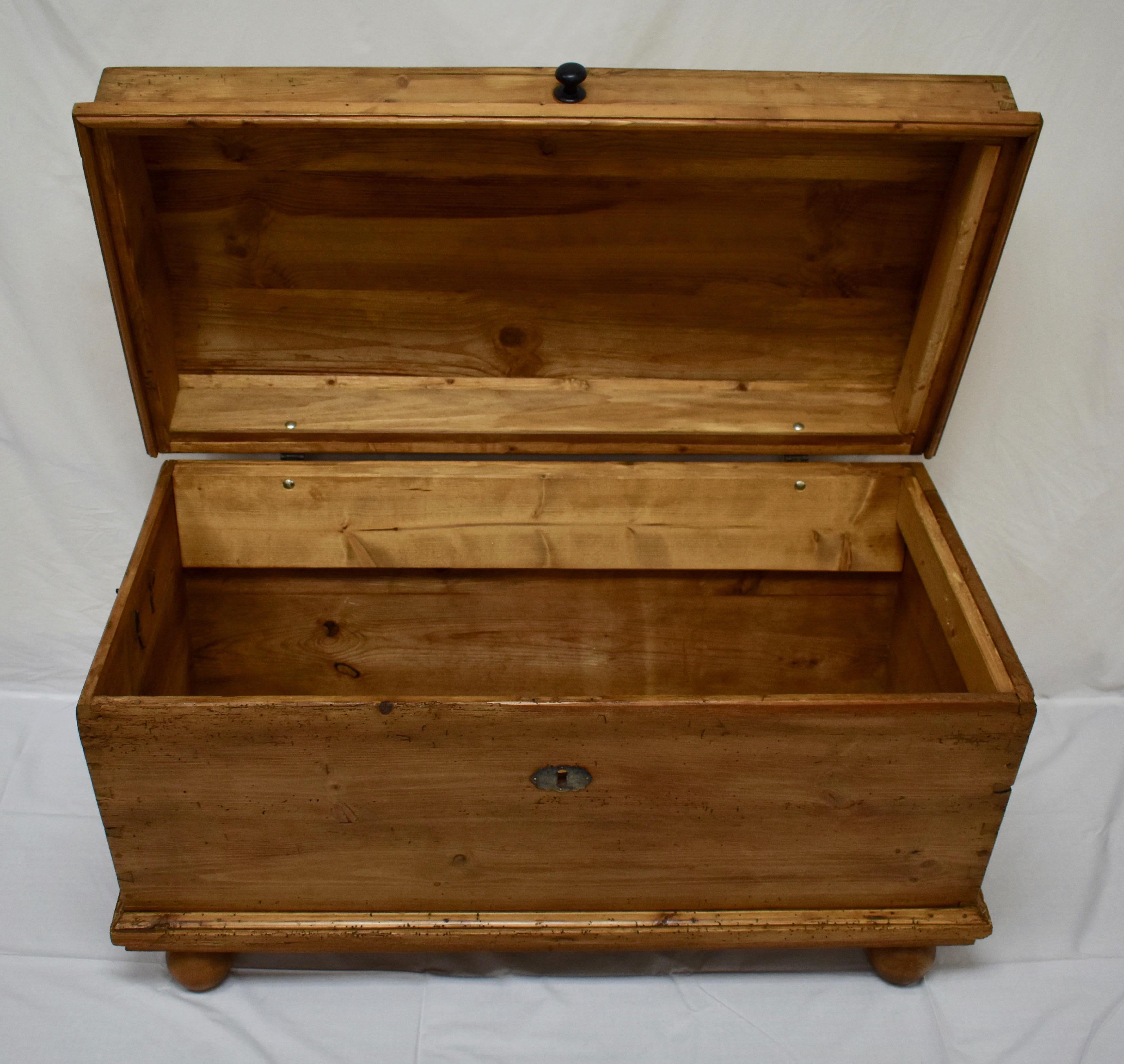 Pine Dome-Top Trunk or Blanket Chest 3