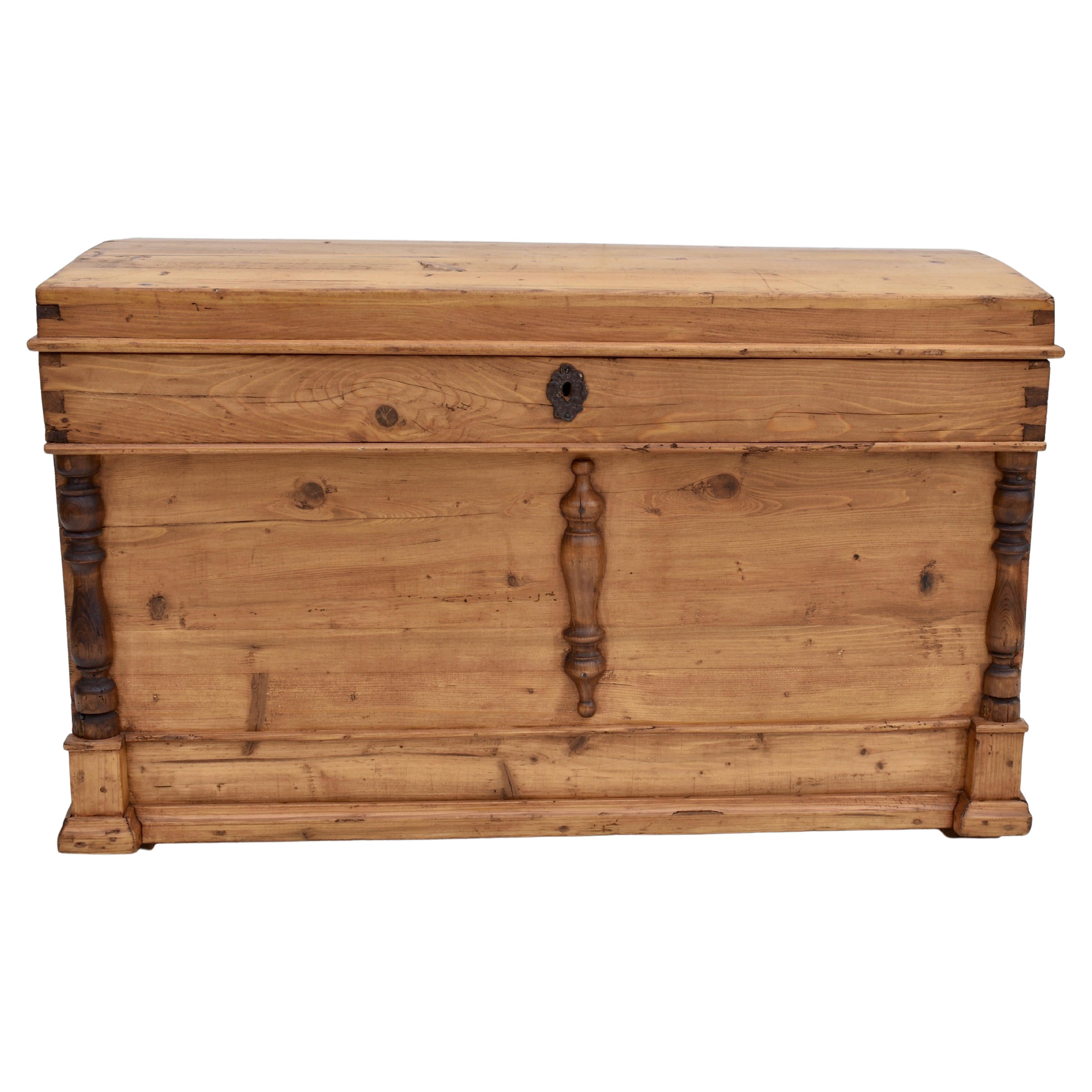Pine Dome-Top Trunk or Blanket Chest