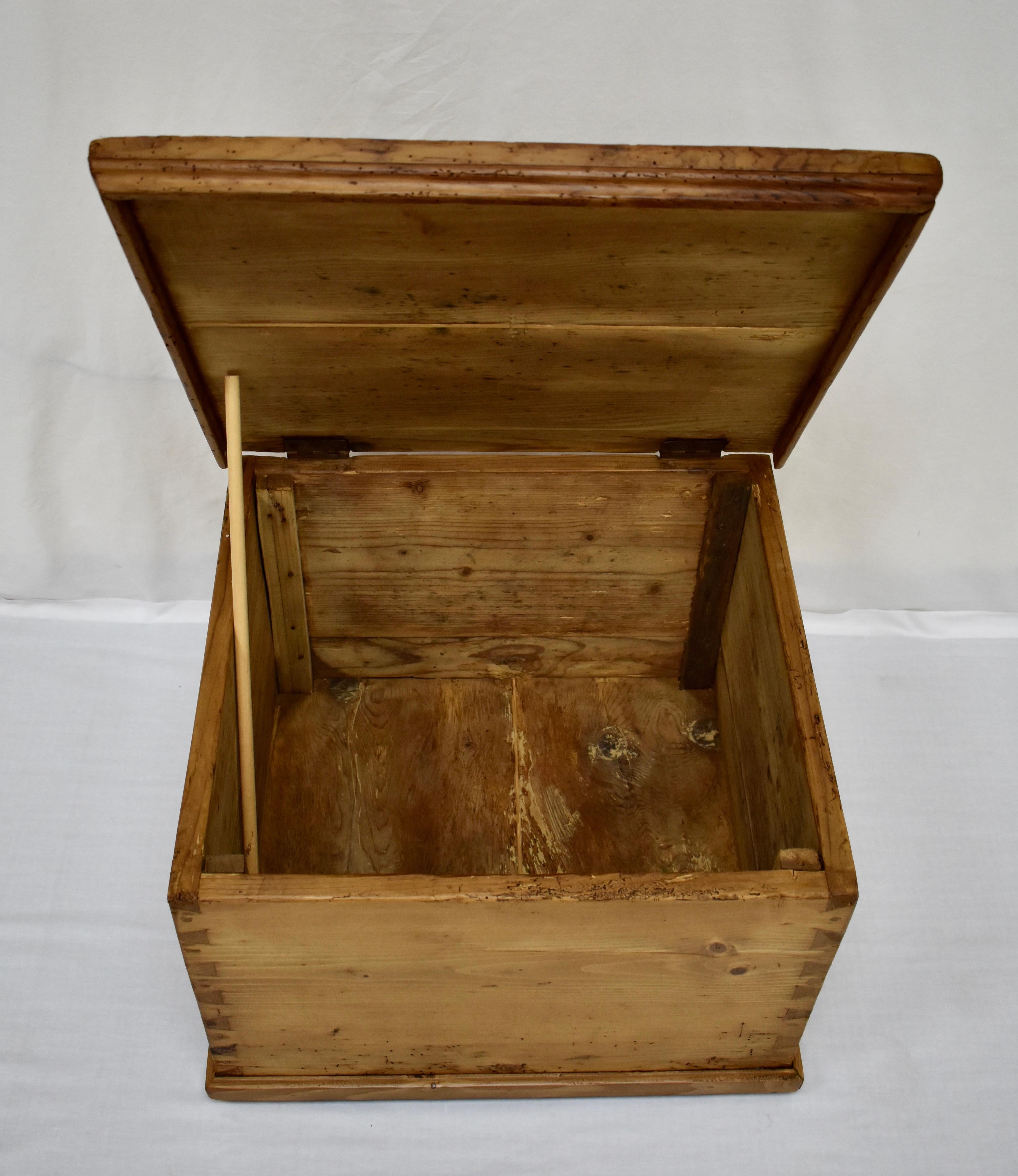 19th Century Pine Dovetailed Box