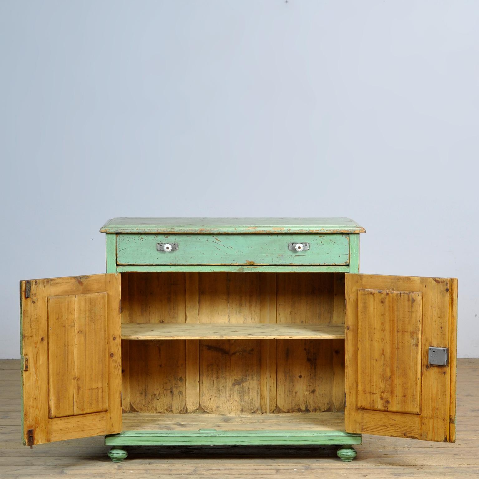 Painted Pine Dresser, Circa 1900 For Sale
