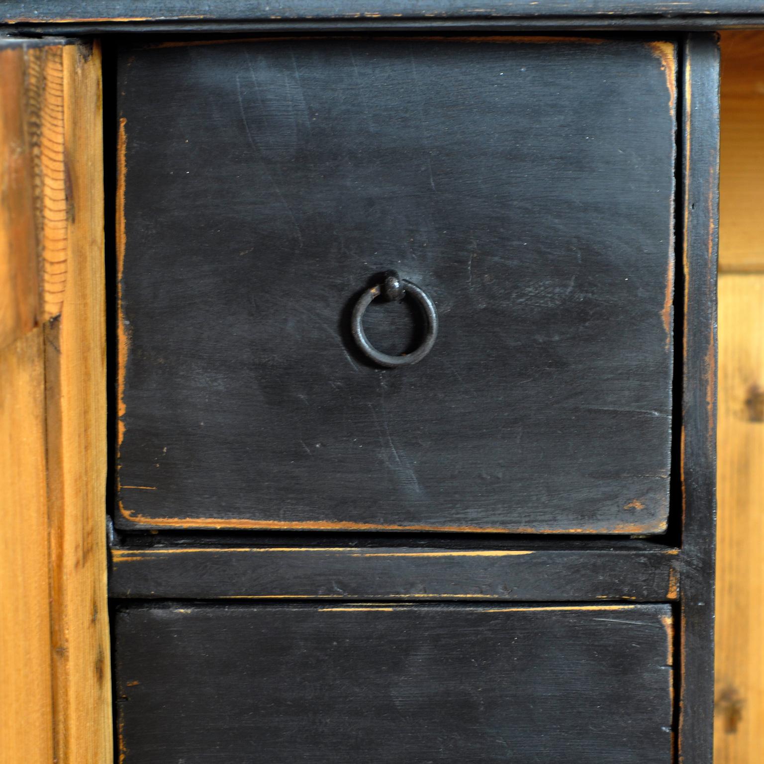 Pine dresser with 4 drawers, 1910 3
