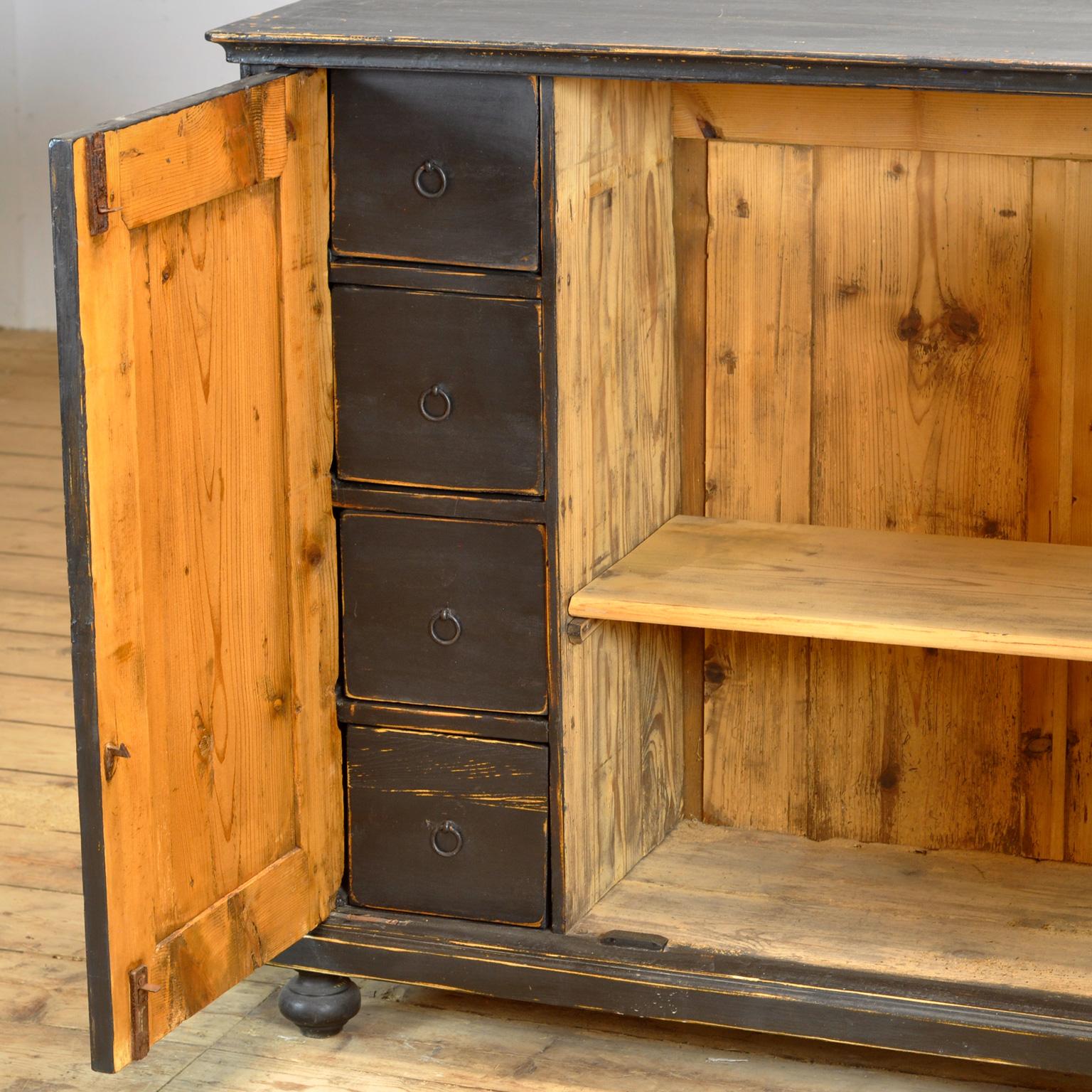 20th Century Pine dresser with 4 drawers, 1910
