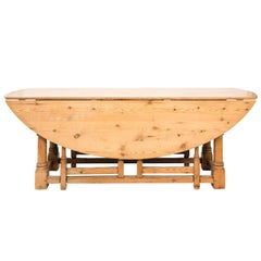 Pine Drop-Leaf Dining Table