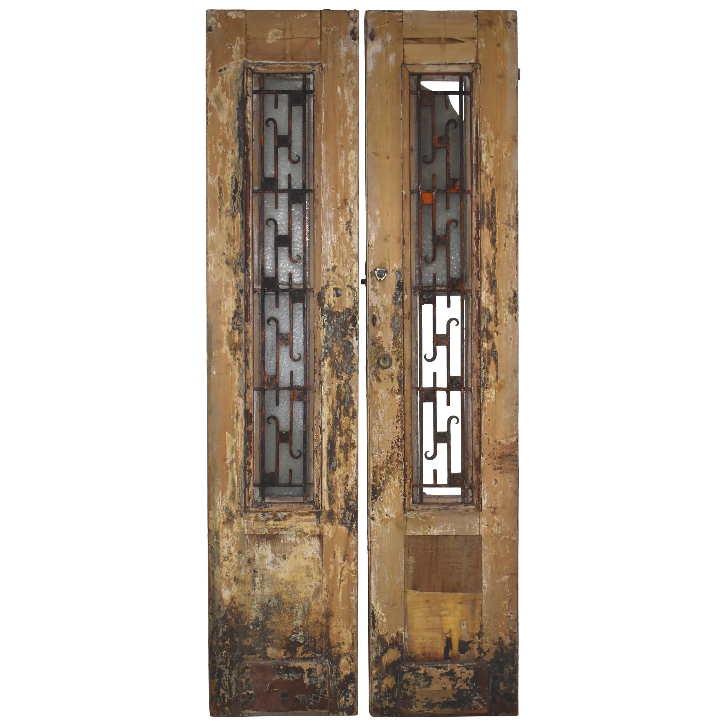 Egyptian Doors, circa 1900 For Sale