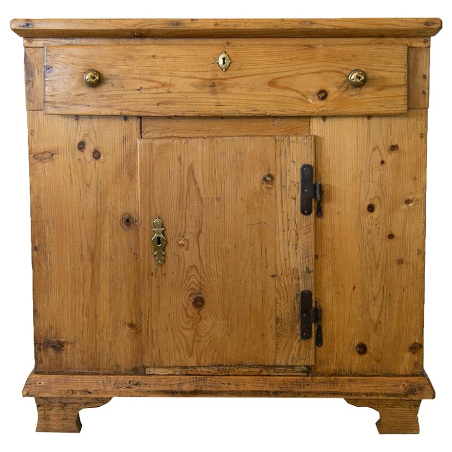 Pine European Cupboard For Sale