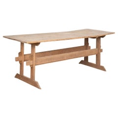 Pine Farm Table Dining Table from Sweden, circa 1820