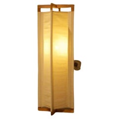 Lampadaire en pin par Louis Sognot, années 1960
