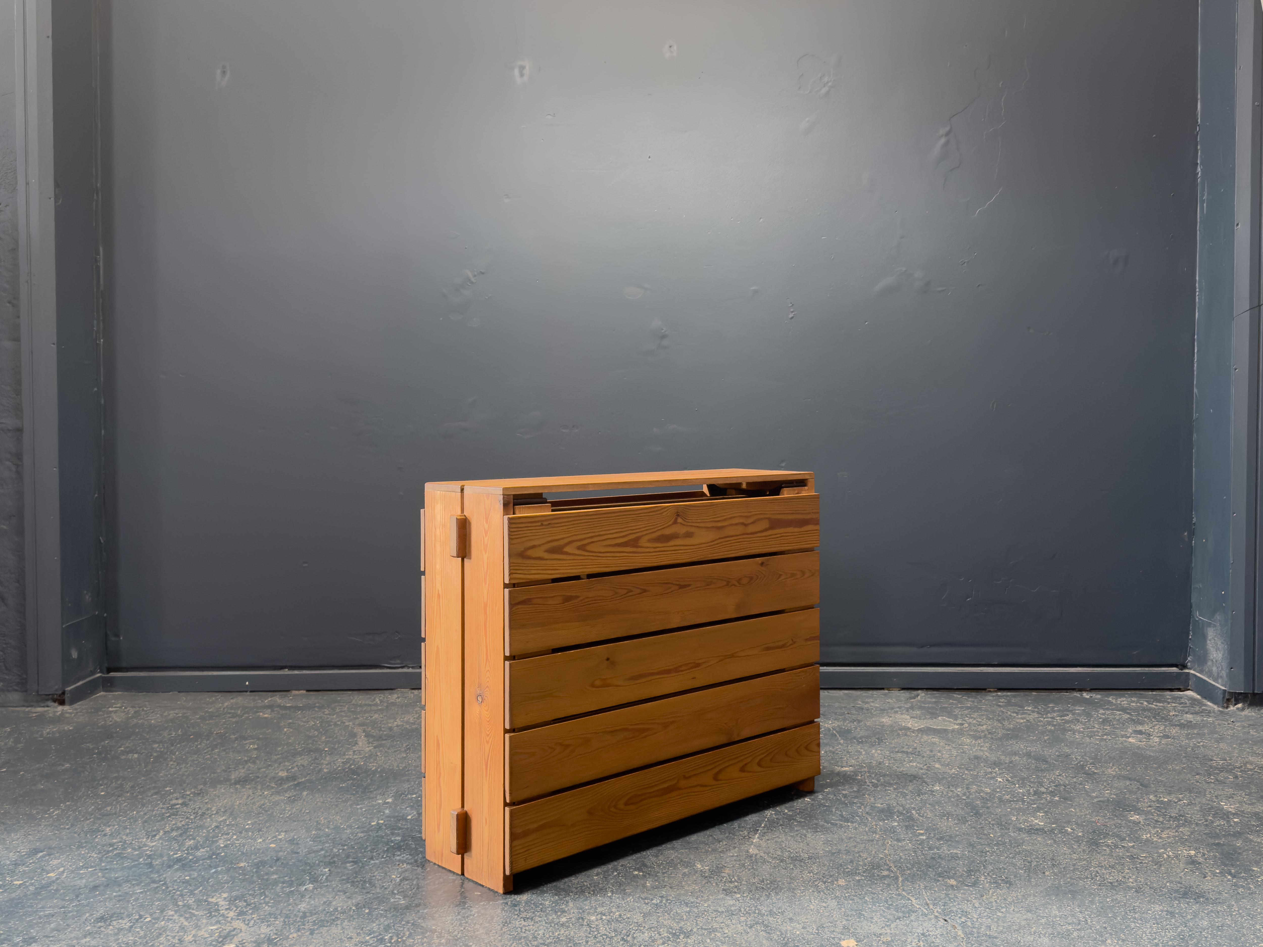 Mid-Century Modern Table pliante en pin en vente