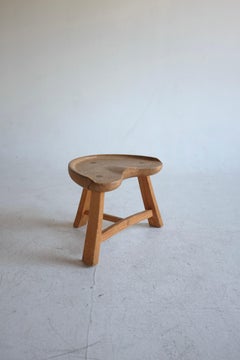 Pine foot stole by Krogenæs Møbler