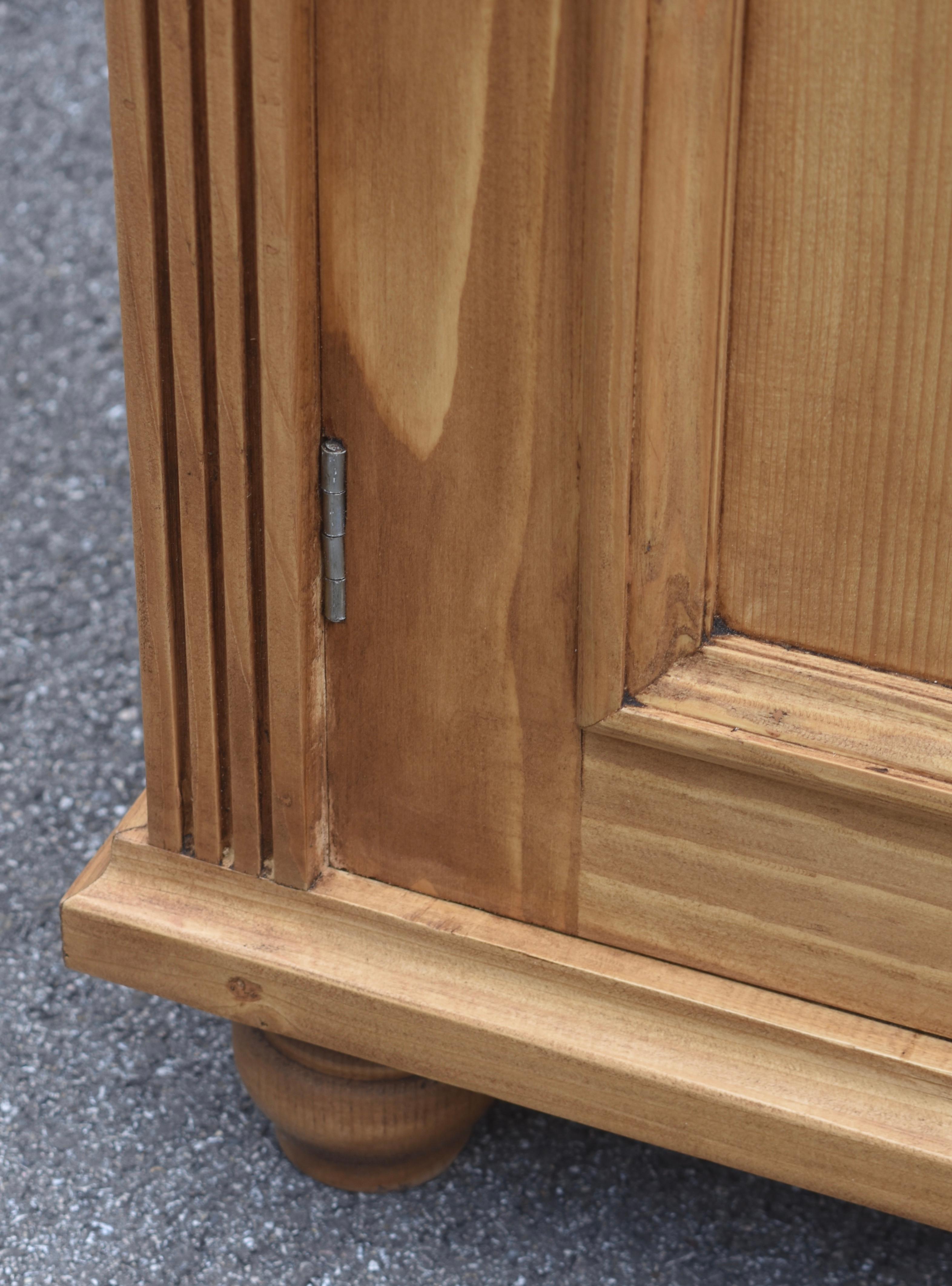 Pine Four Door Four Drawer Sideboard, Reproduction For Sale 3