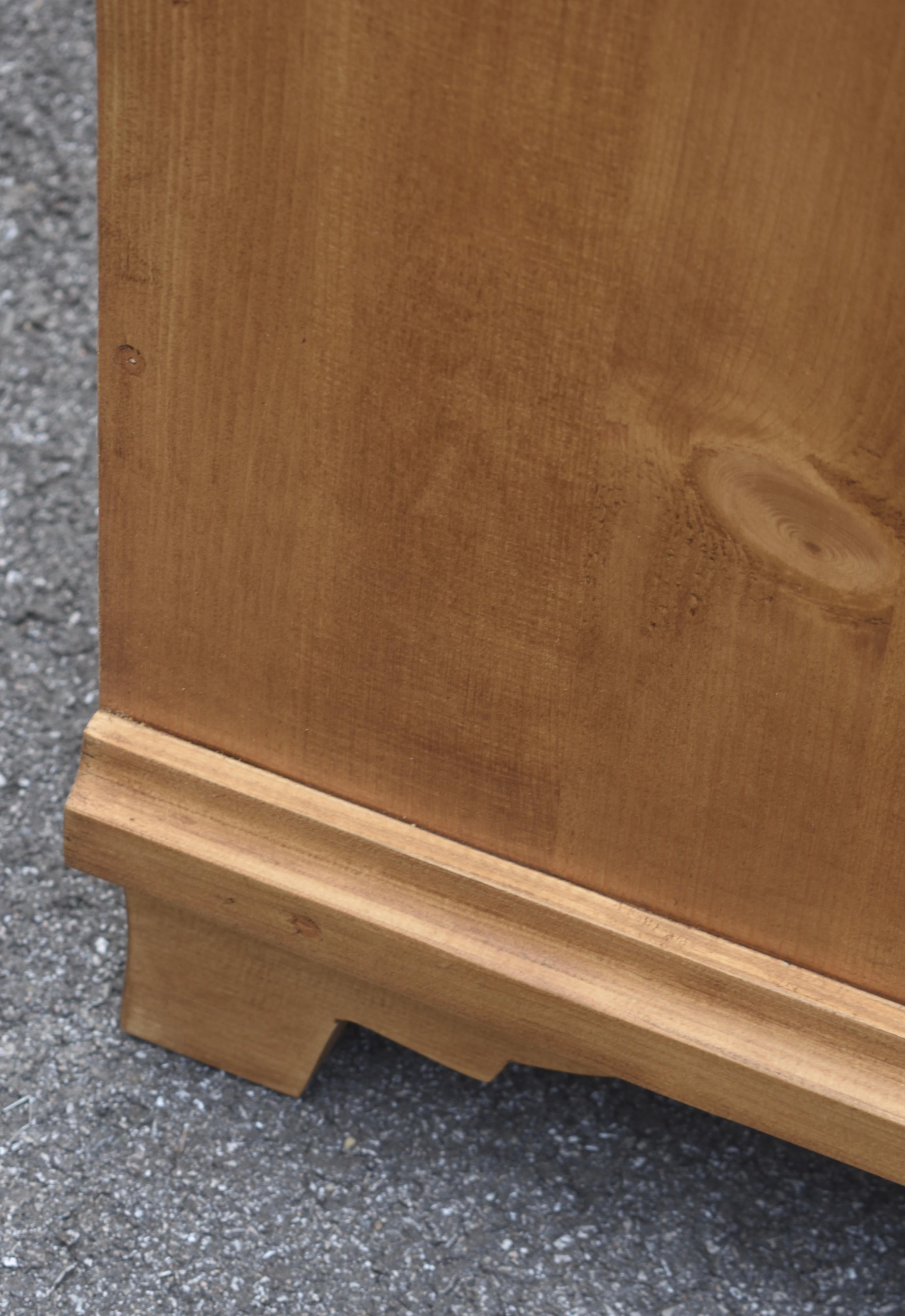 Pine Four Door Four Drawer Sideboard, Reproduction For Sale 4