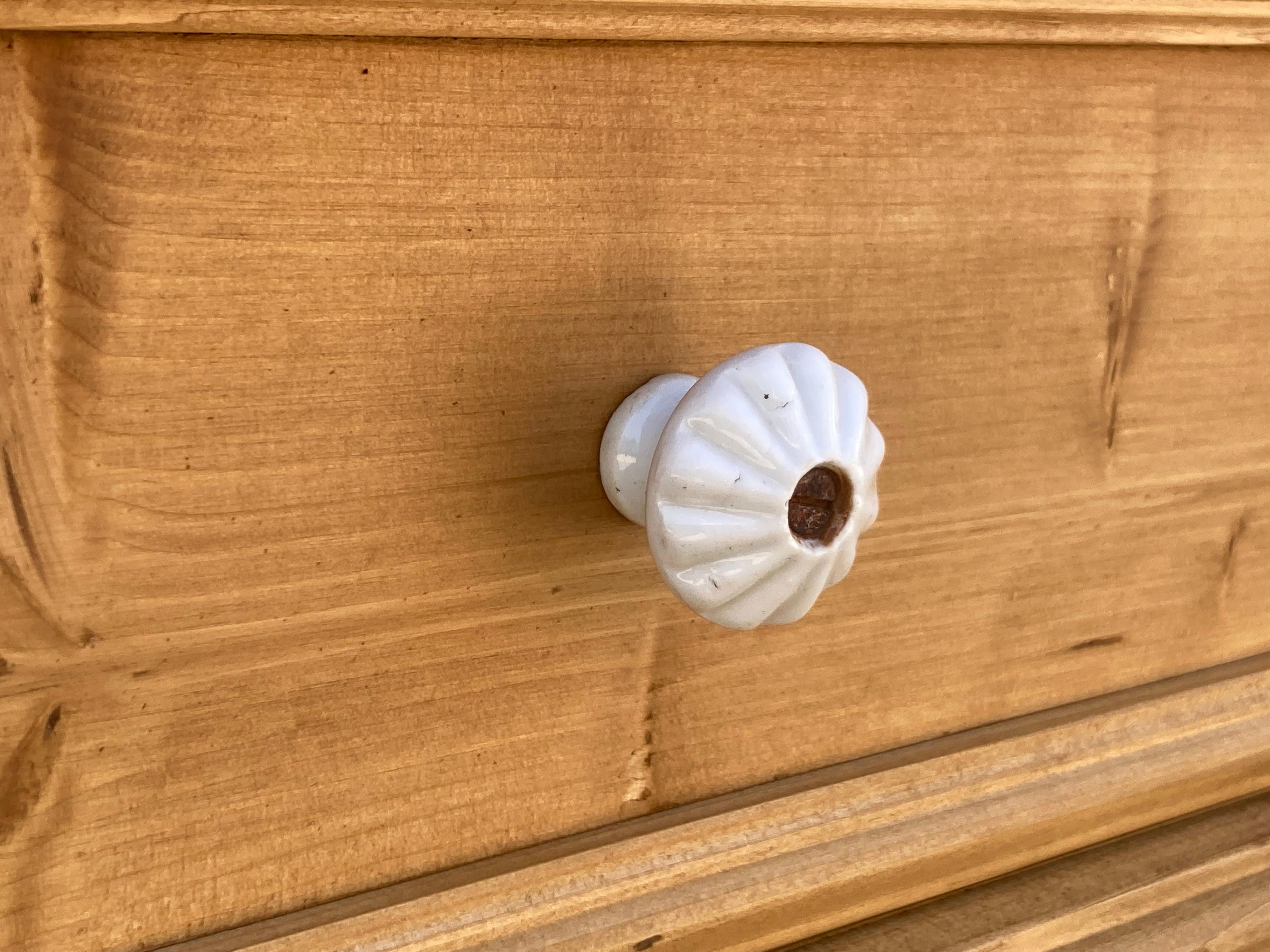 Pine Four Door Four Drawer Sideboard, Reproduction For Sale 7
