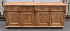Pine Four Door Four Drawer Sideboard, Reproduction