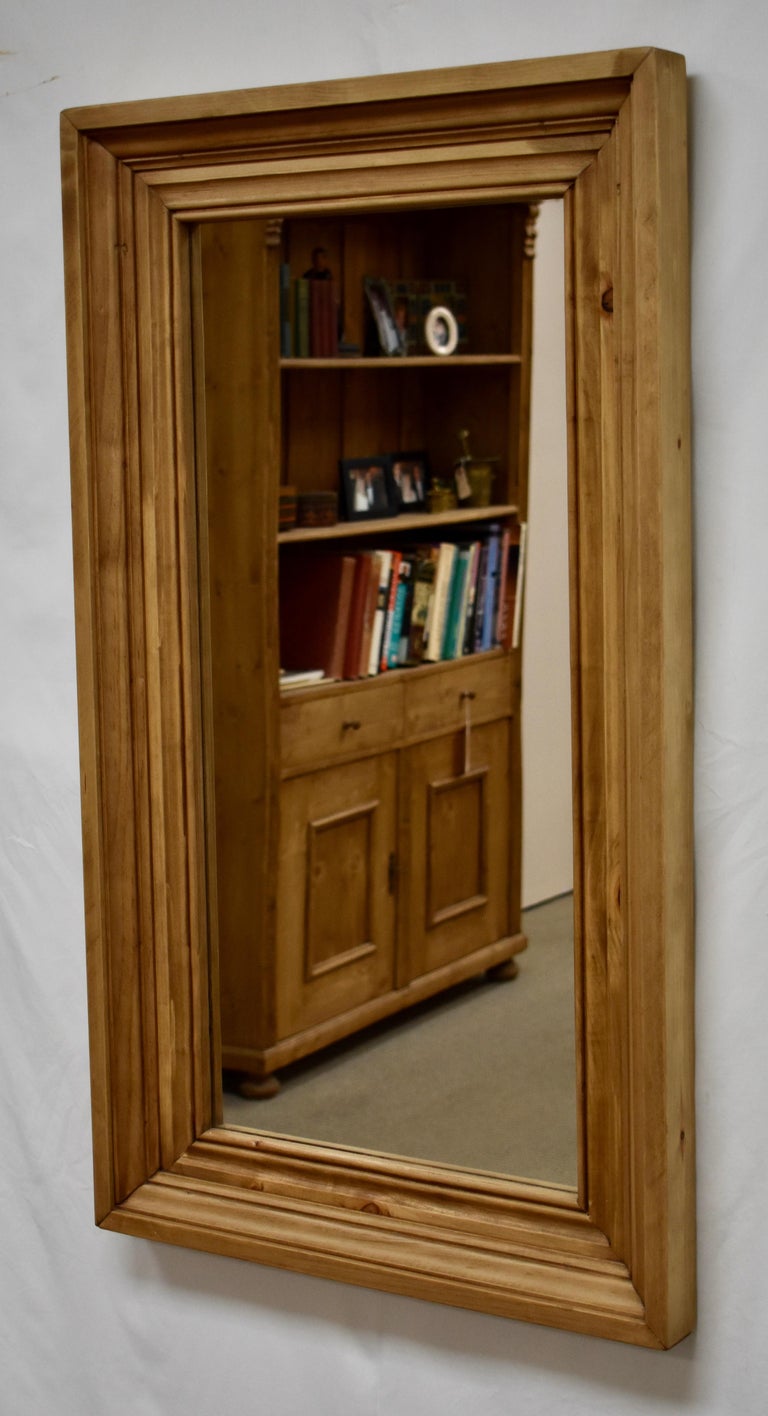 Pine Framed Mirror at 1stDibs