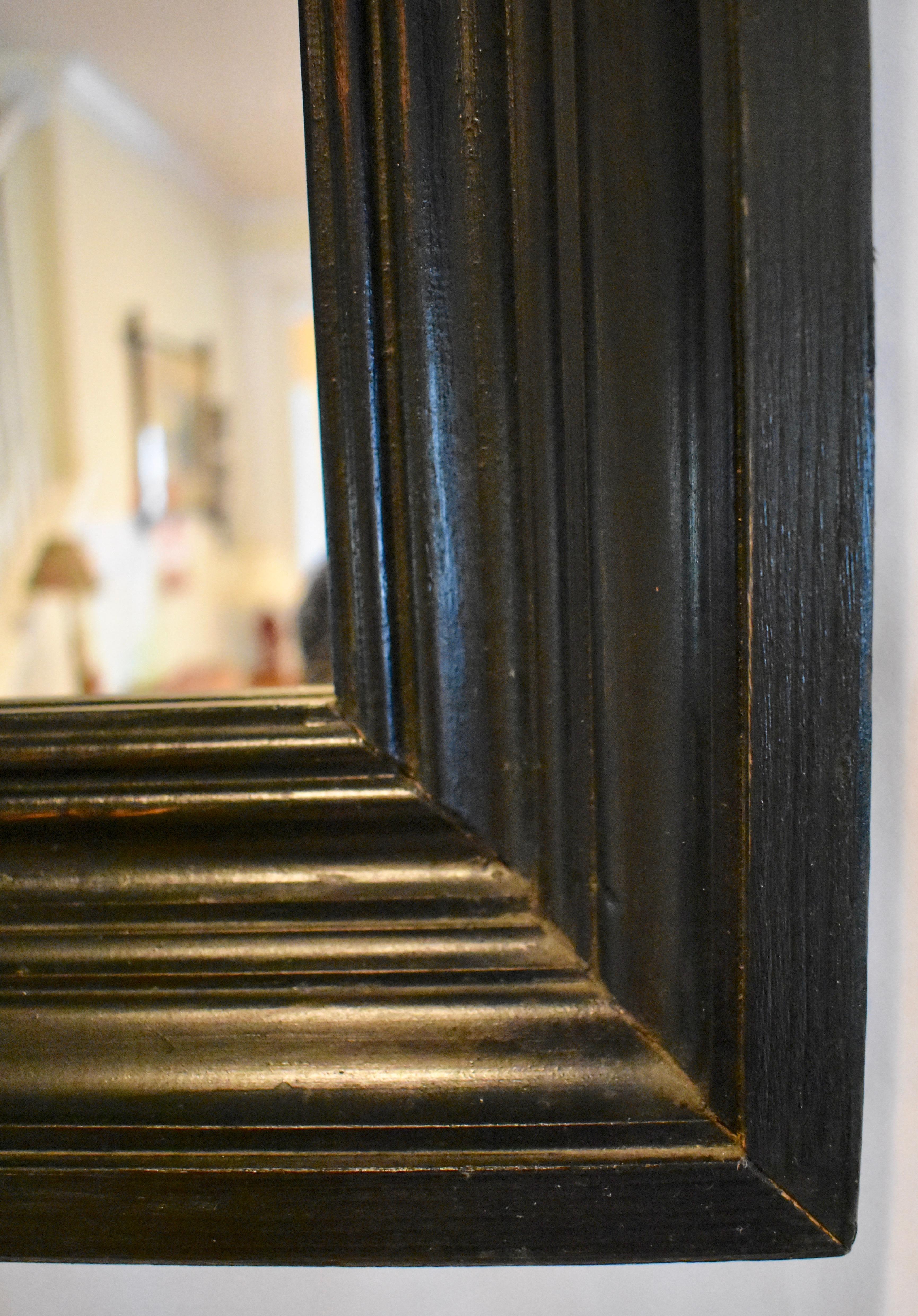 Pine-Framed Painted Wall Mirror 2