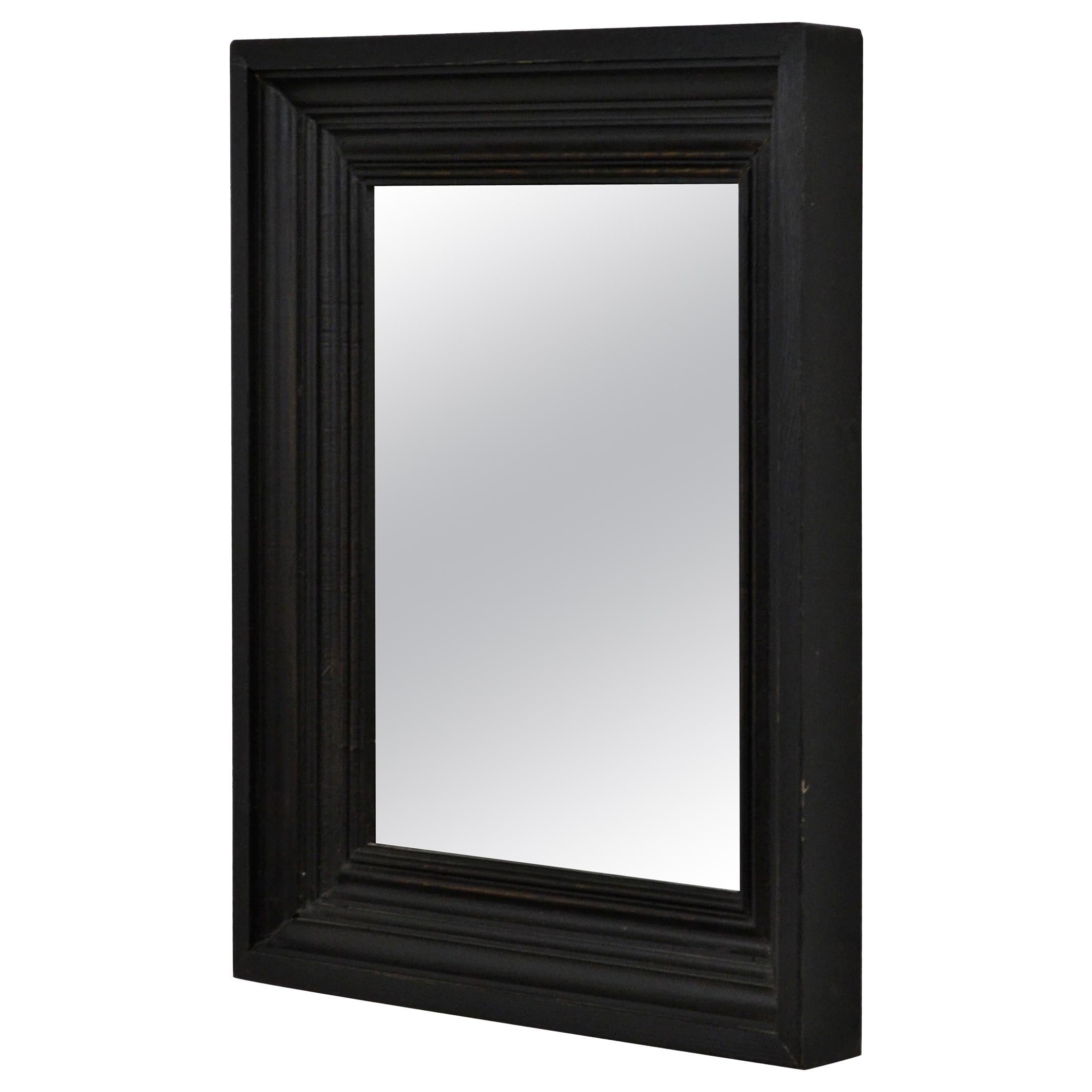 Pine-Framed Painted Wall Mirror