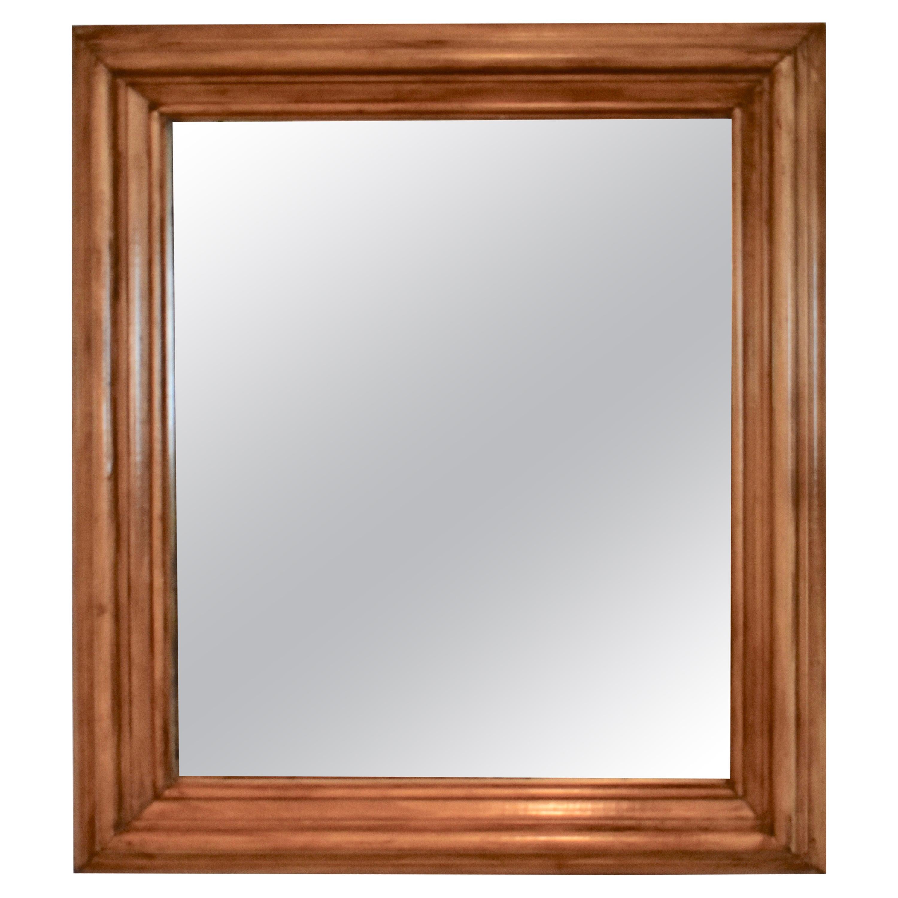 Pine-Framed Wall Mirror