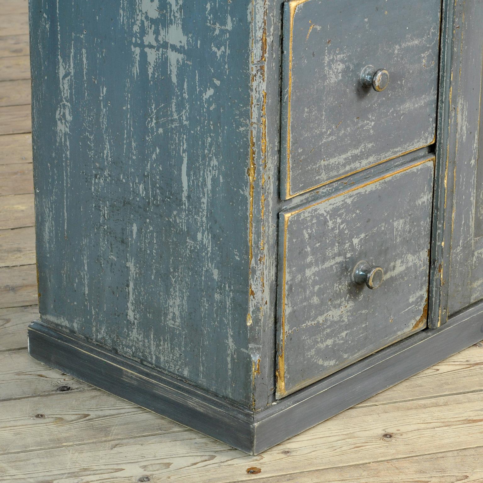 Pine House Keepers Cupboard with Drawers, 1930's 4