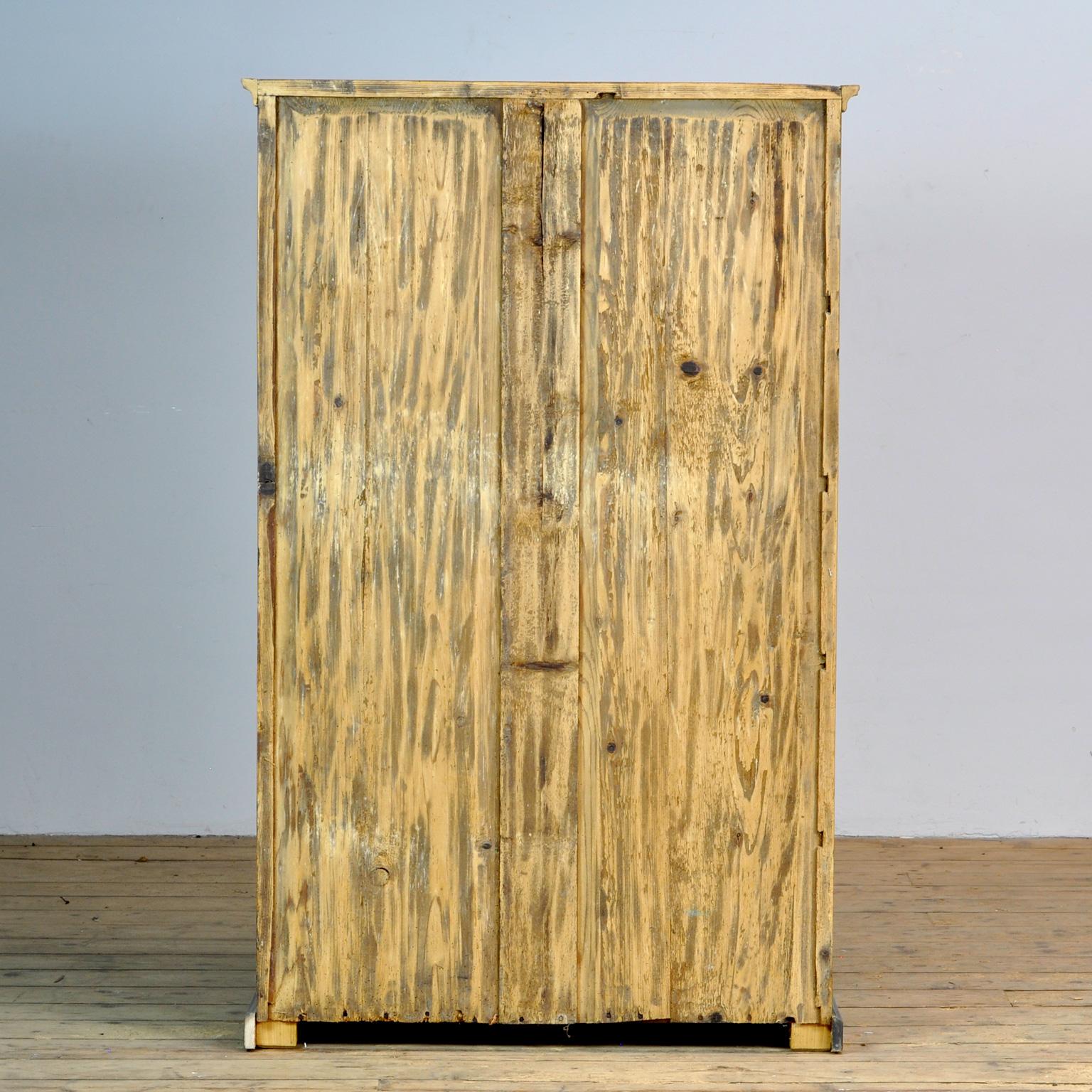 Pine House Keepers Cupboard with Drawers, 1930's 7
