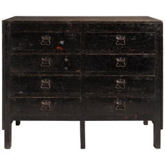 Pine Industrial Chest of Drawers, England, circa 1930