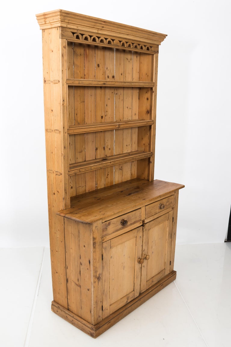 Pine Irish Dresser or Cupboard at 1stDibs