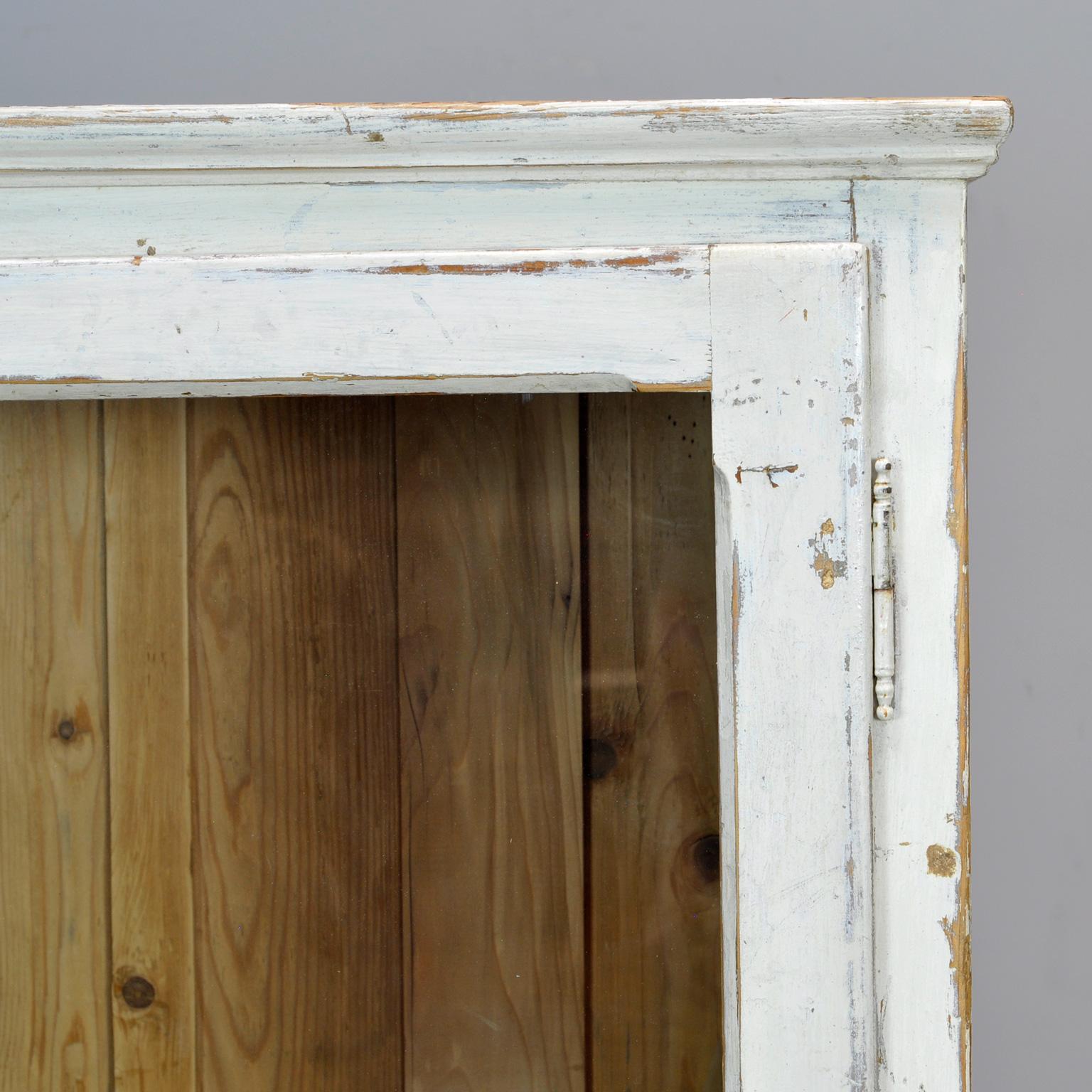 Pine Kitchen Cabinet, Display Vitrine, 1930's In Good Condition In Amsterdam, Noord Holland
