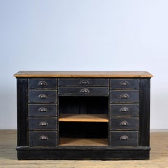 Pine kitchen island, 1940s