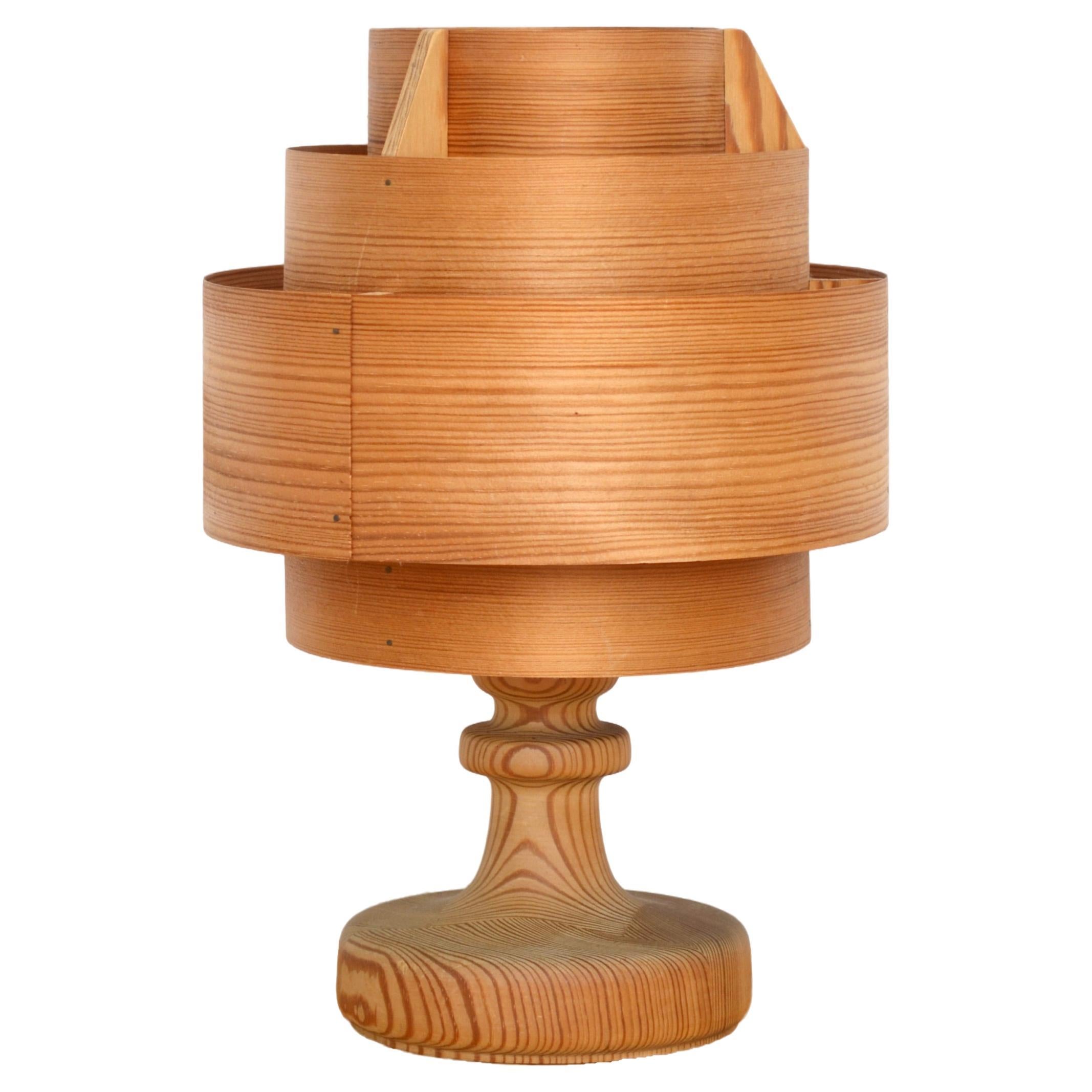 Pine Lamp, Hans-Agne Jakobsson, AB Ellysett Markaryd, Sweden, 1970 For Sale