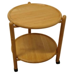 Pine Lazy Susan 2 Tier Mid Century Trolley  A superb and stylish piece